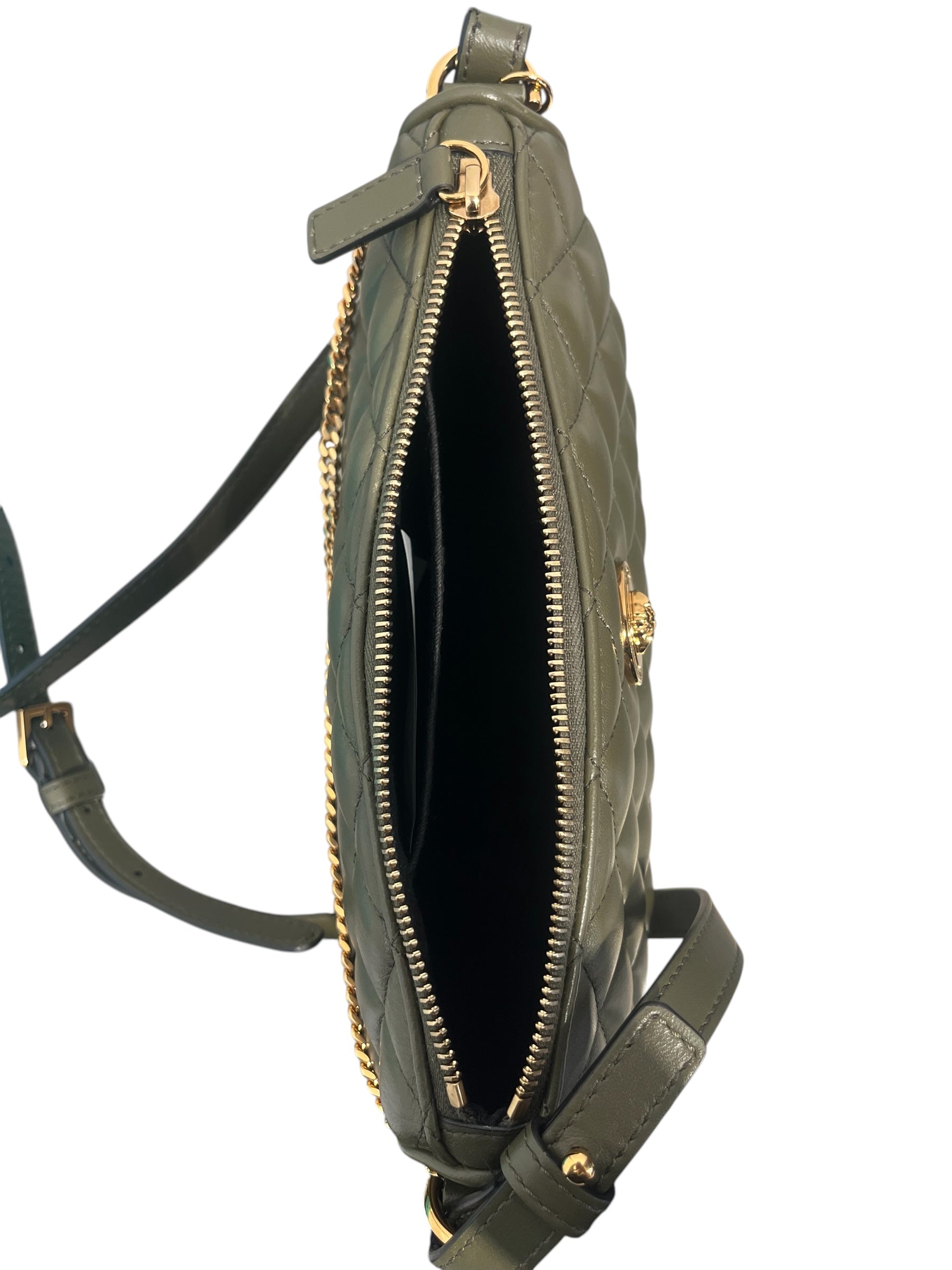 VERSACE/Cross Body Bag/Leather/GRN/QUILTED view 5