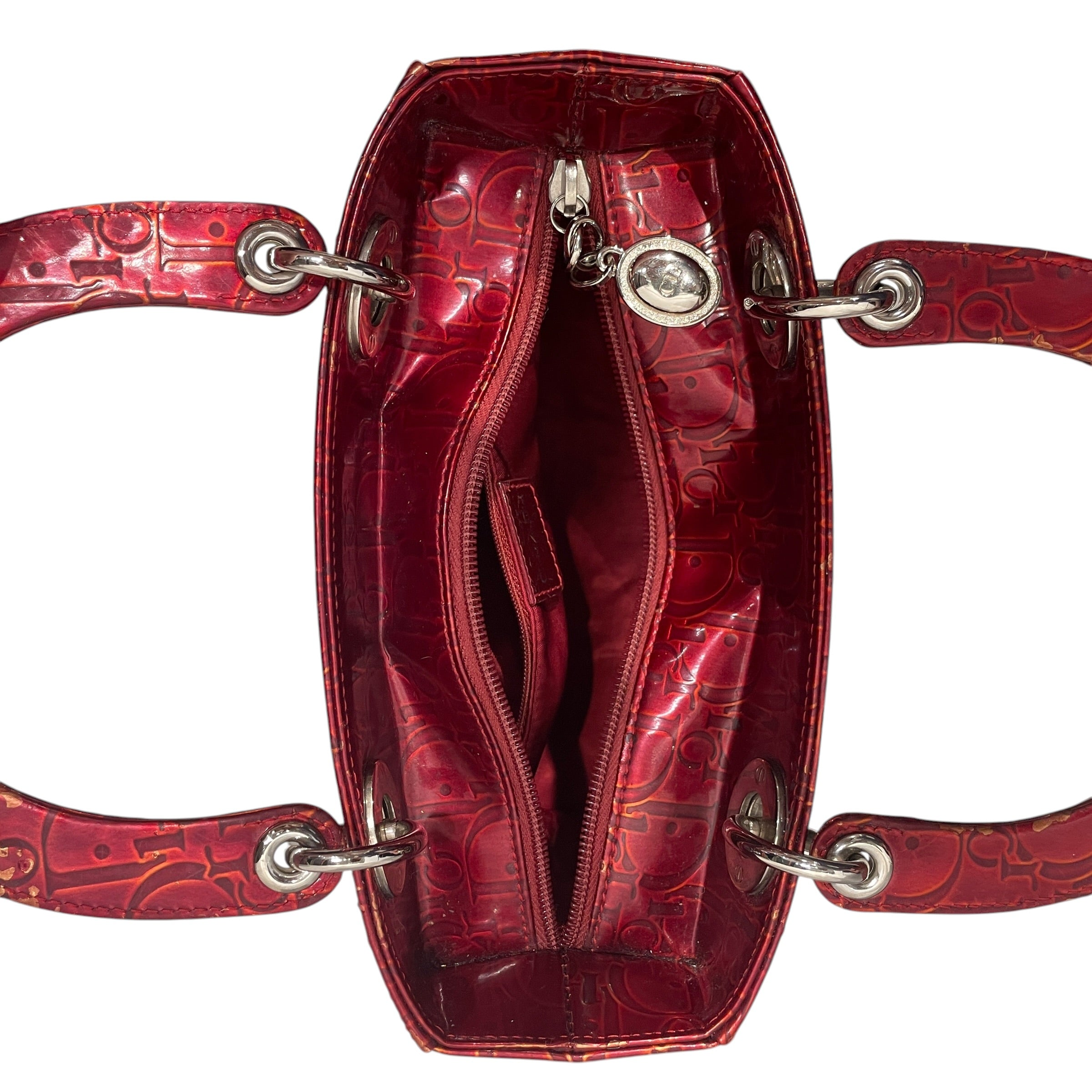 Christian Dior/Hand Bag/RED/LADY DIOR view 4