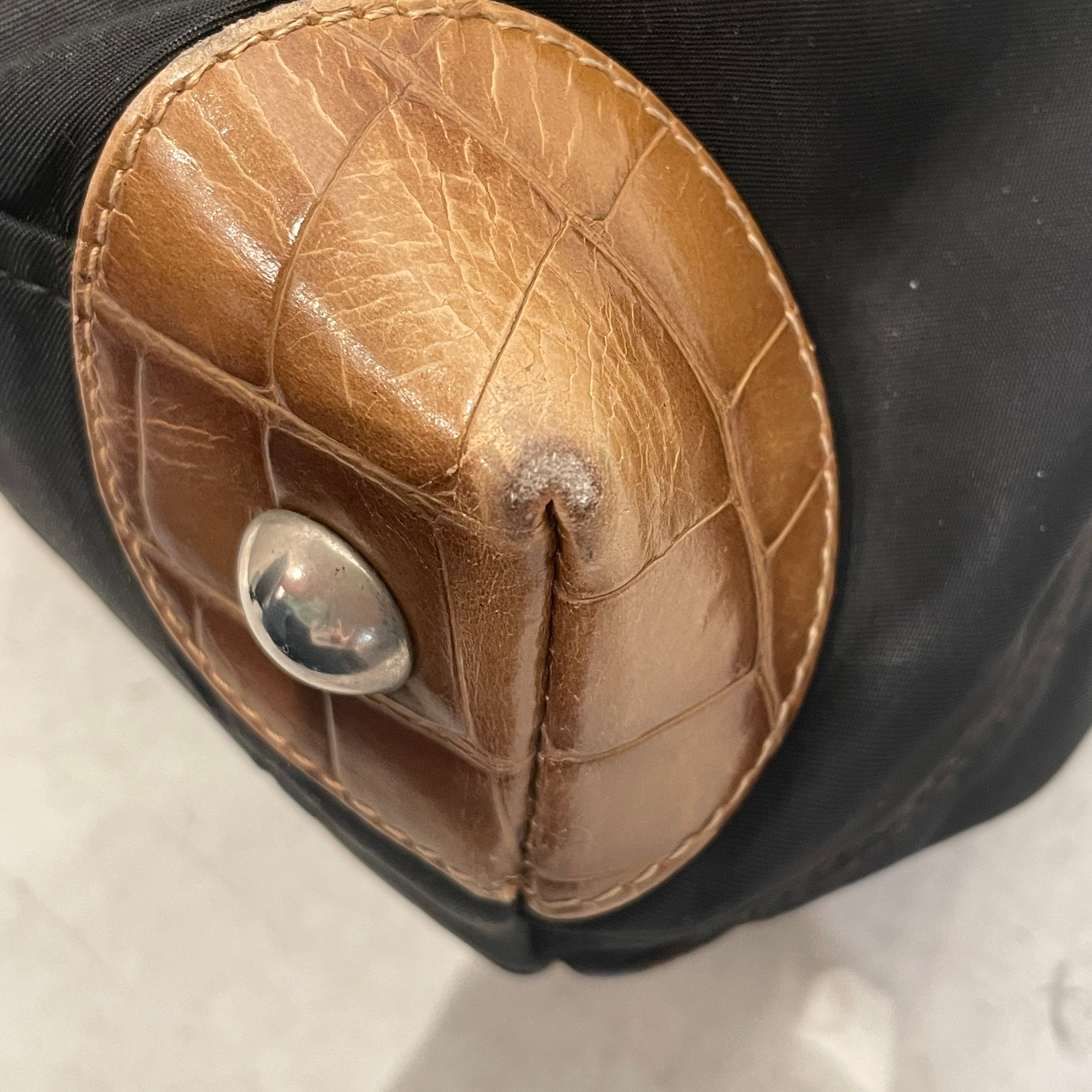 PRADA/Bag/Nylon/BLK/TESSUTO SNAKESKIN view 7