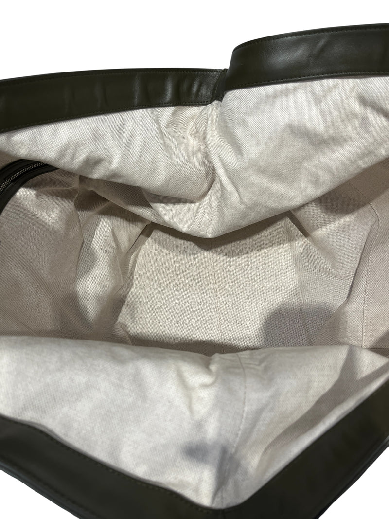 BOTTEGA VENETA/Tote Bag/L/Leather/GRN/LARGE INTRECCIATO PASSENGER