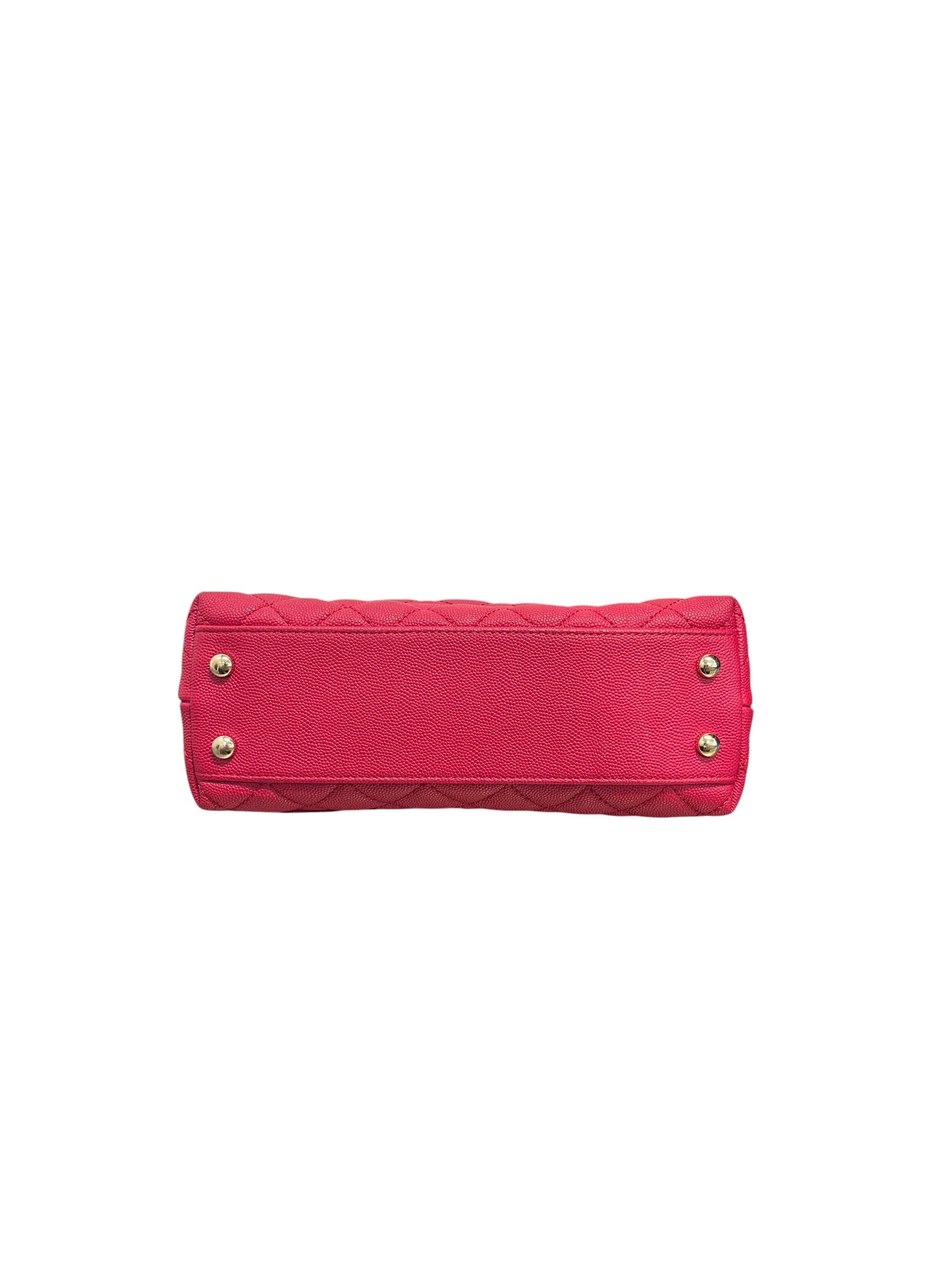 CHANEL/Hand Bag/Leather/PNK/DARK PINK CAVIAR view 3