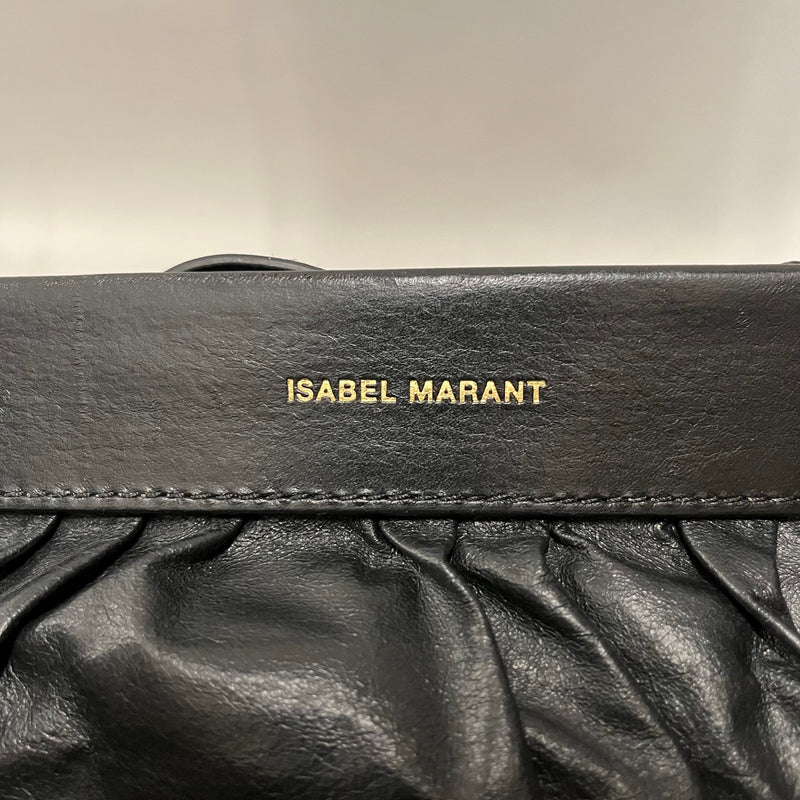 ISABEL MARANT/Clutch Bag/Black/Leather/