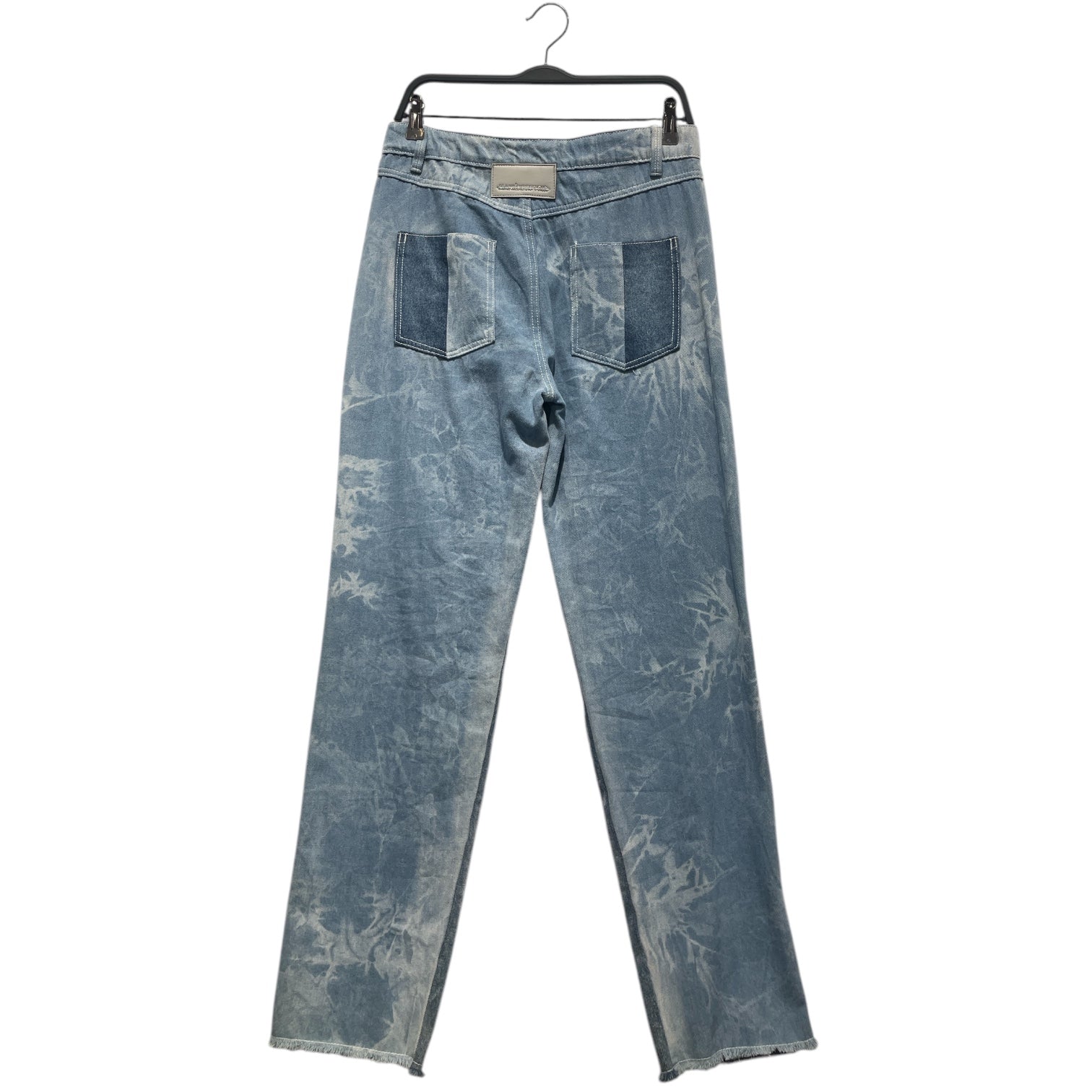 MANIERE DE VOIR/Straight Pants/10/All Over Print/Denim/BLU/ view 2