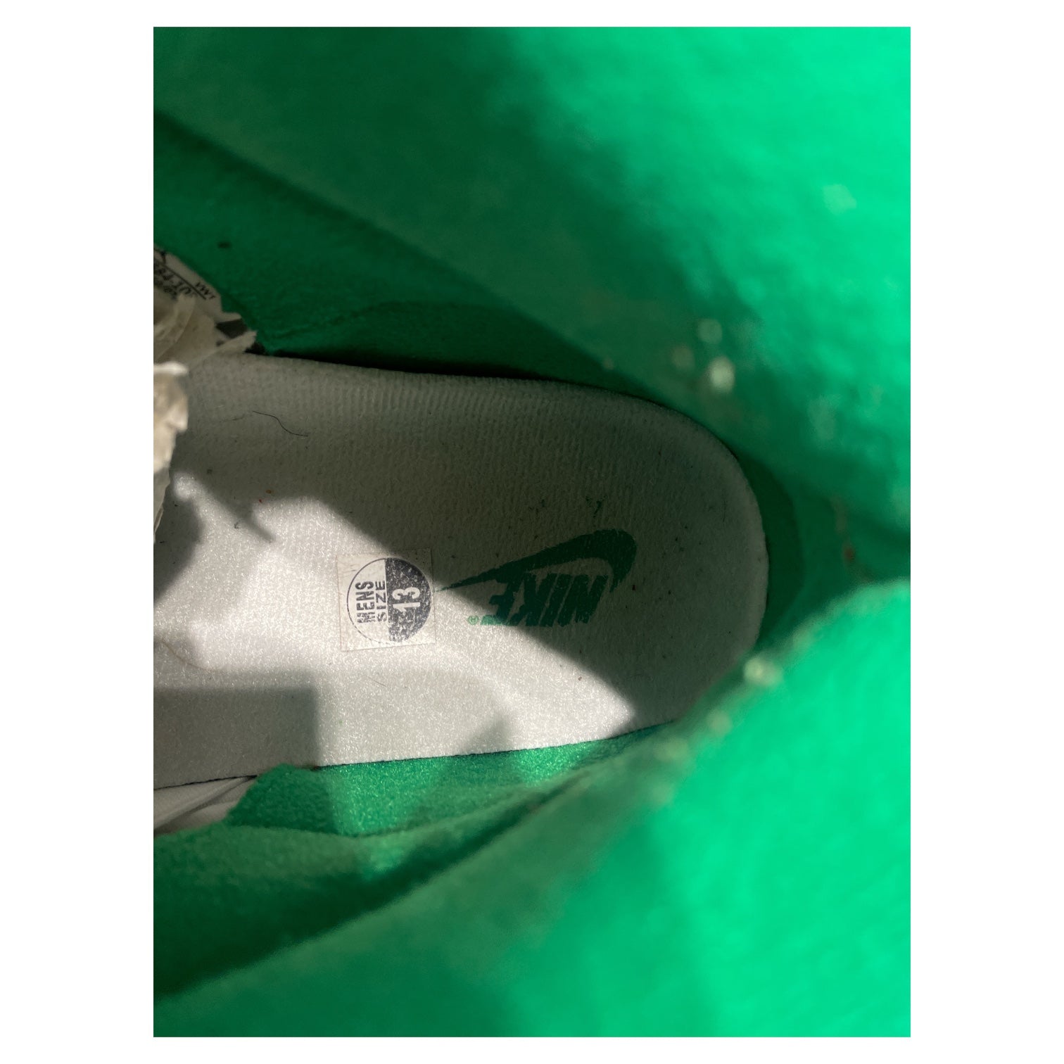 NIKE/Hi-Sneakers/US 13/WHT/NIKE AIR JORDAN 2 LUCKY GREEN view 3