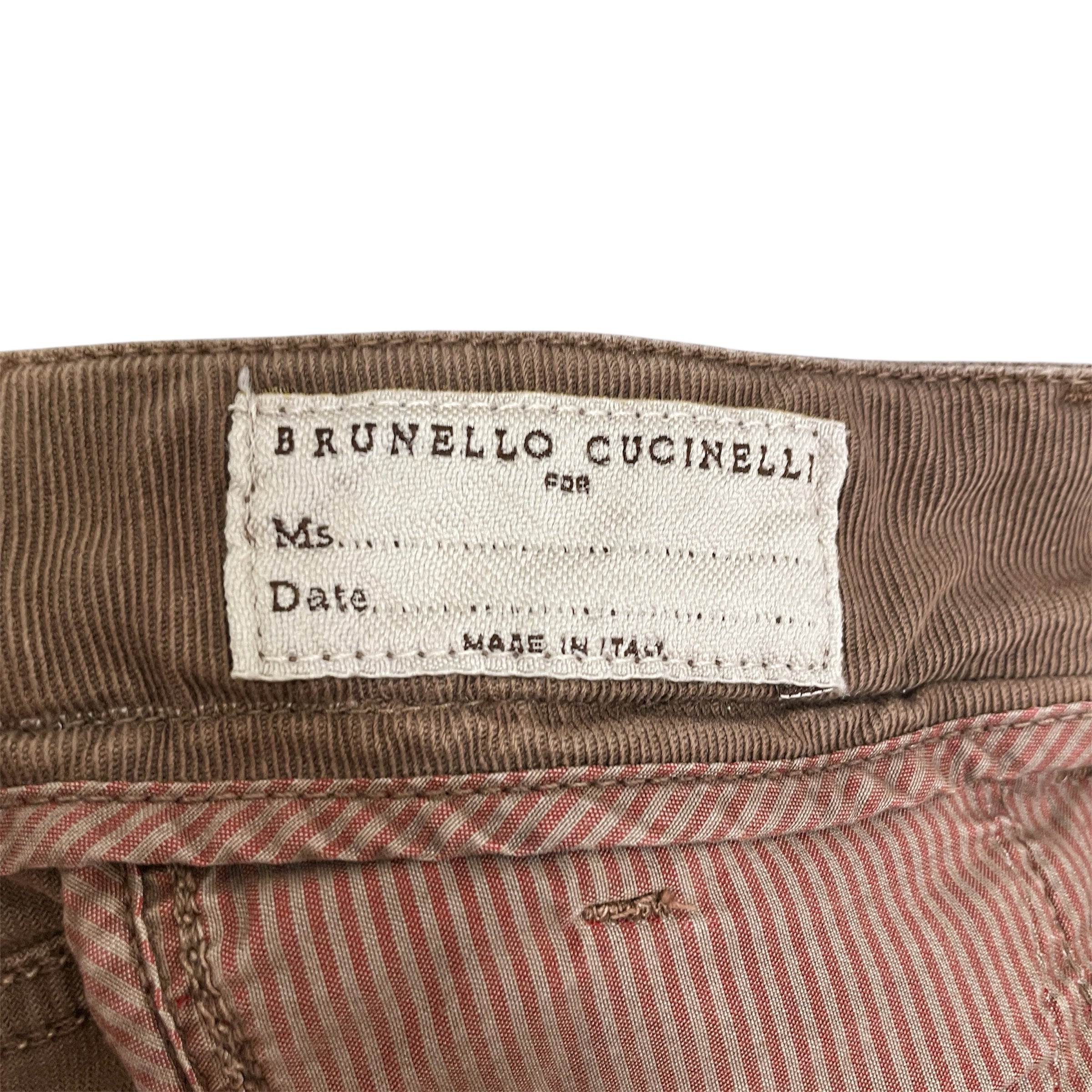 BRUNELLO CUCINELLI/Straight Pants/4/Cotton/BRW/PANELED CARGO view 3