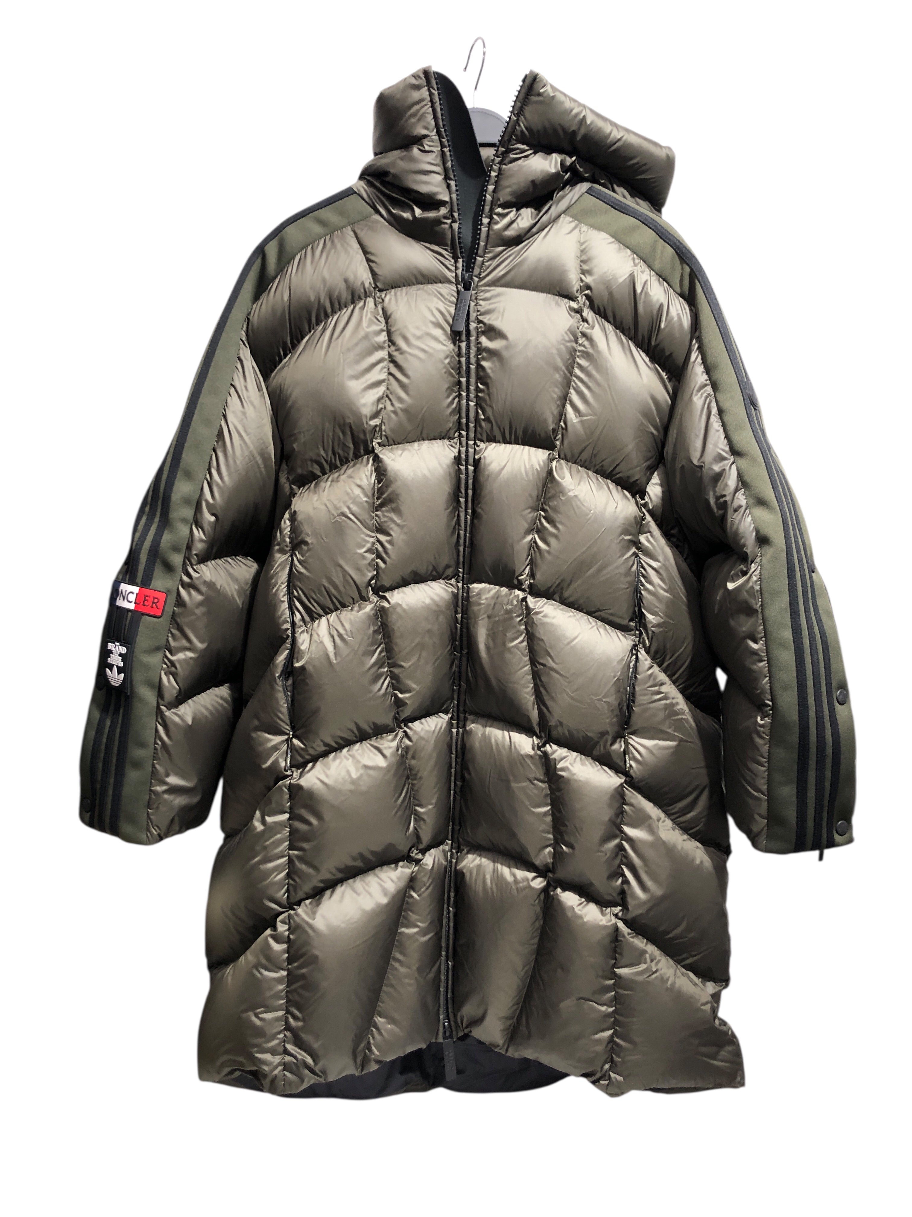 MONCLER/adidas/Puffer Jkt/3/Nylon/GRN/LONG PUFFER view 1