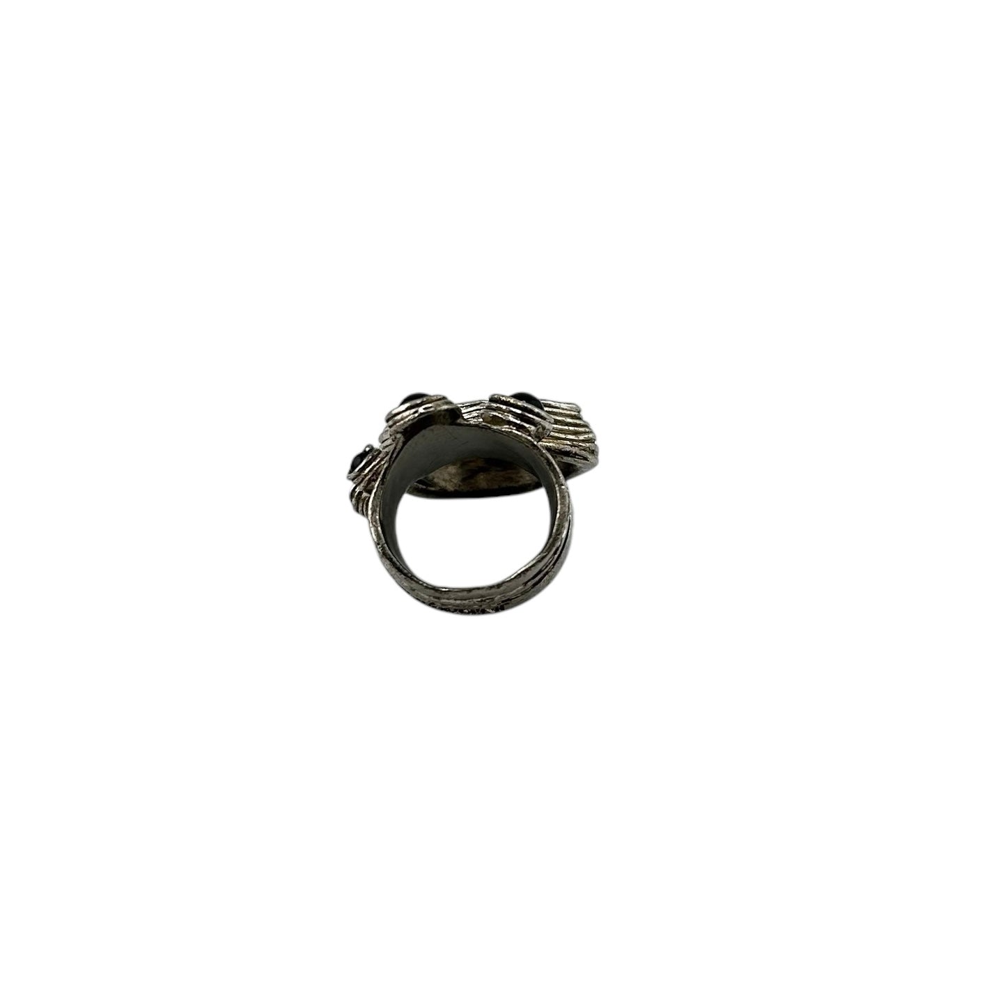 YVES SAINT LAURENT/Cabochon/BlackEnamel/Ring/SV925/Multicolor view 2
