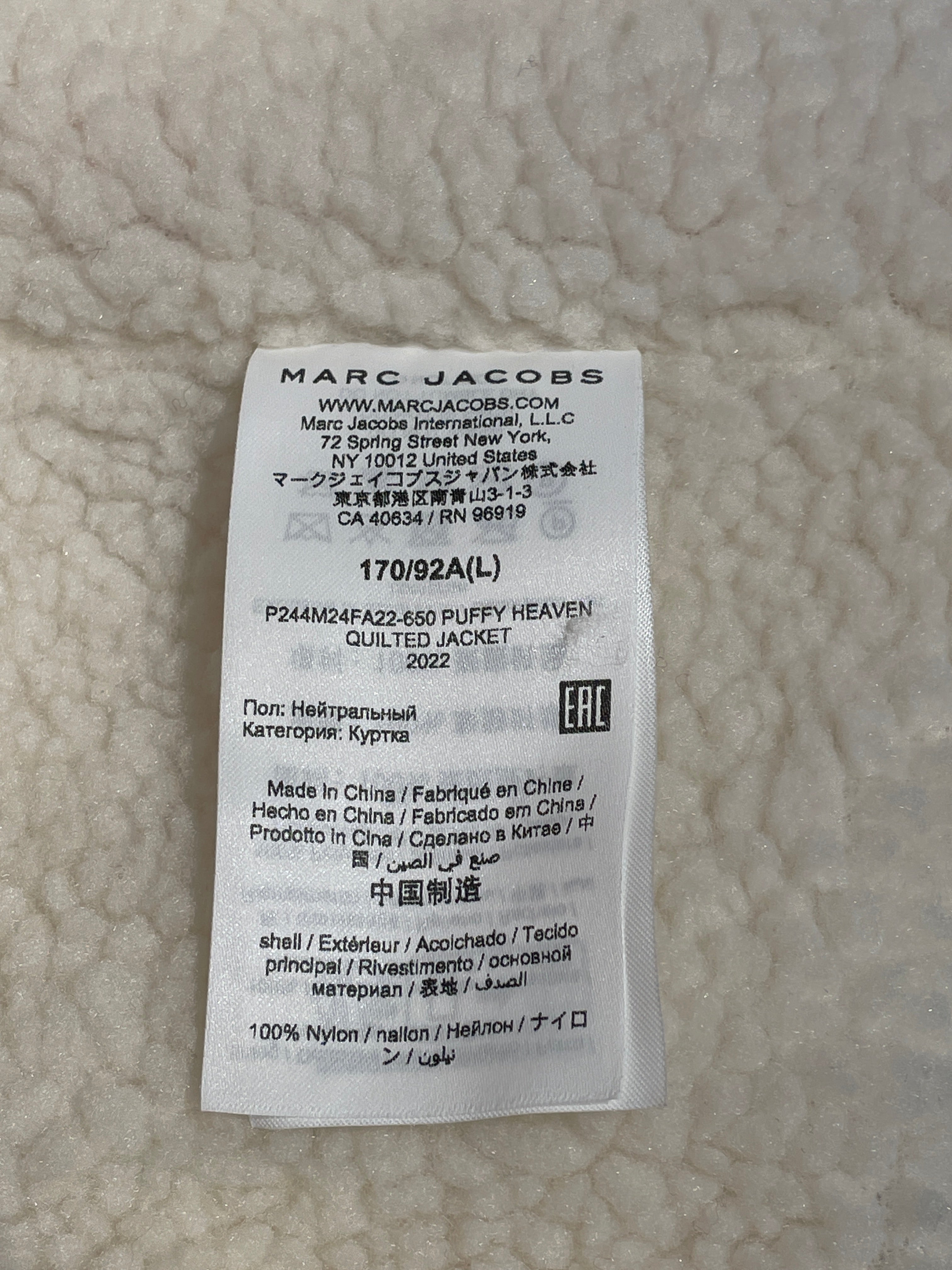 Heaven By Marc Jacobs/Puffer Jkt/L/Nylon/PNK/ view 4