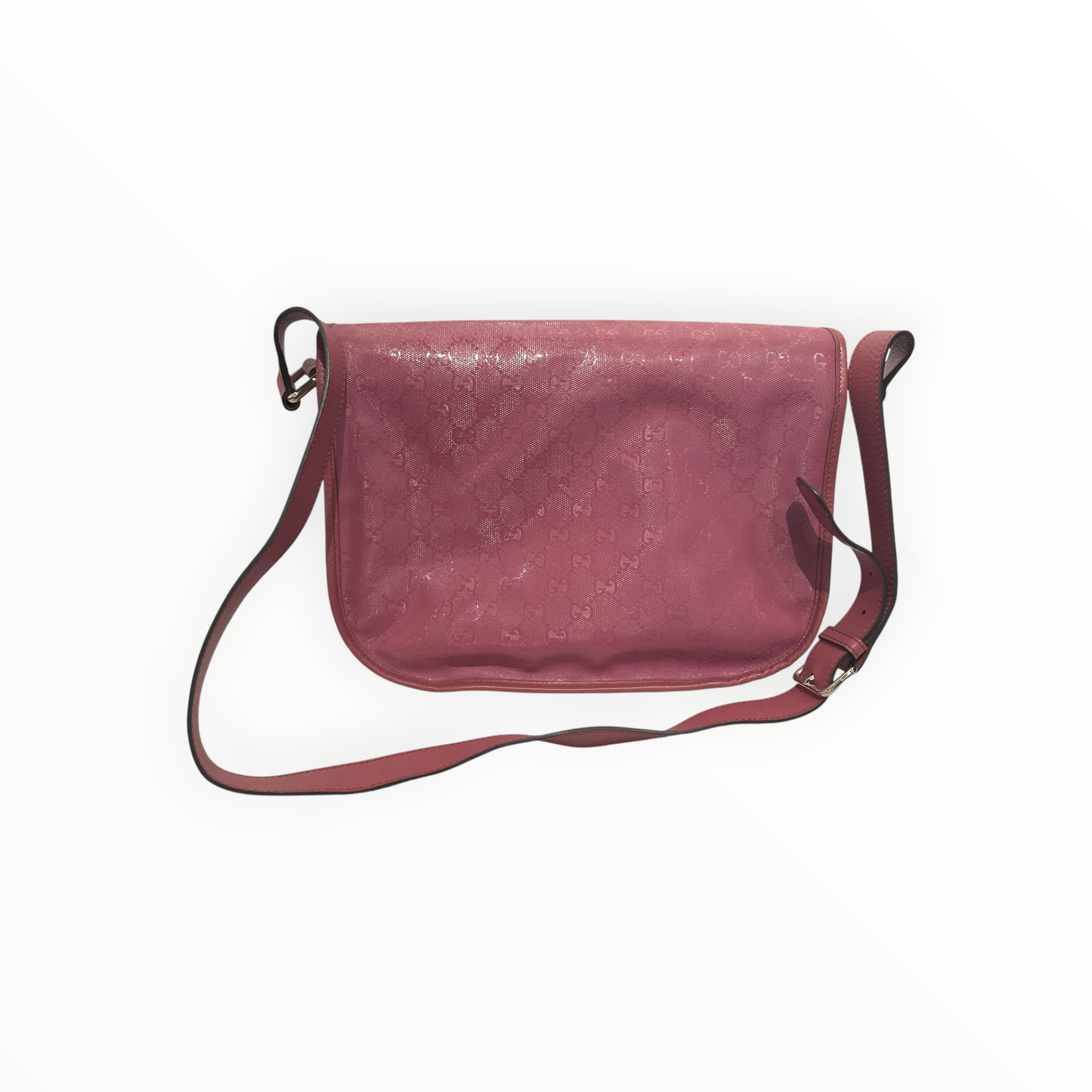 GUCCI/Cross Body Bag/Monogram/Acrylic/PNK/IMPRIME view 2