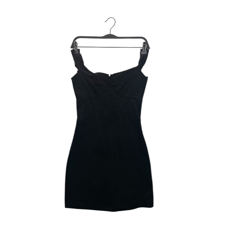 NATALIE ROLT/Dress/1/Cotton/BLK/CORSET DRESS