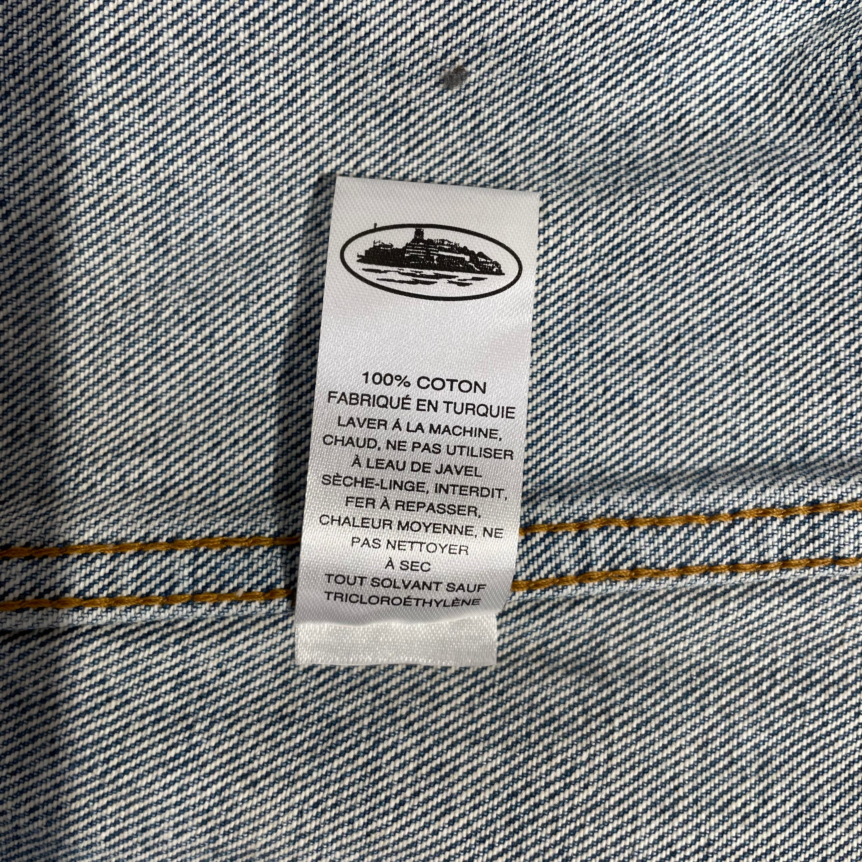 Corteiz/Denim Jkt/L/Denim/IDG/ORN LOGO view 6