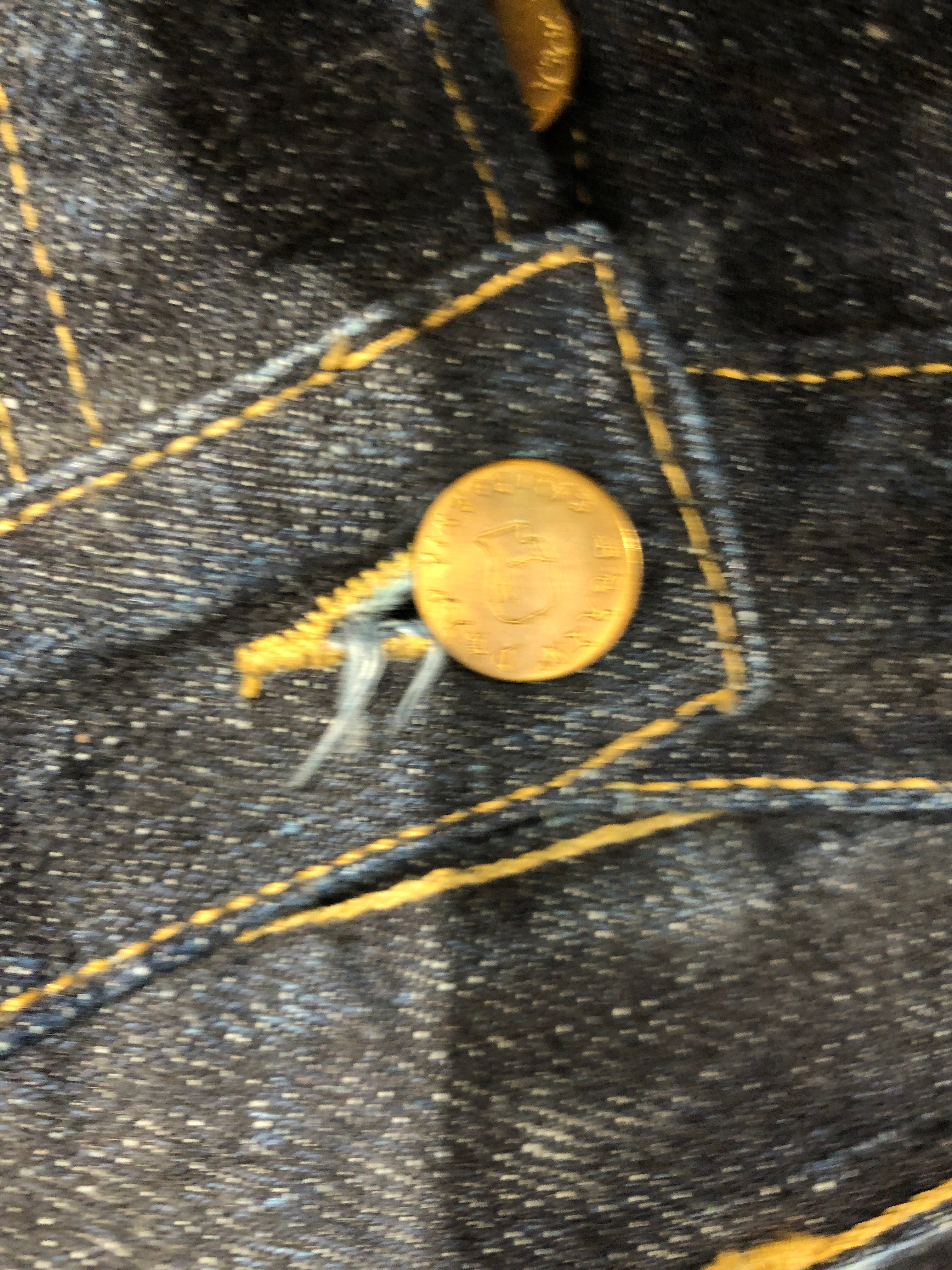 Brain Dead/Pants/34/Denim/NVY/Button Fly/ view 6