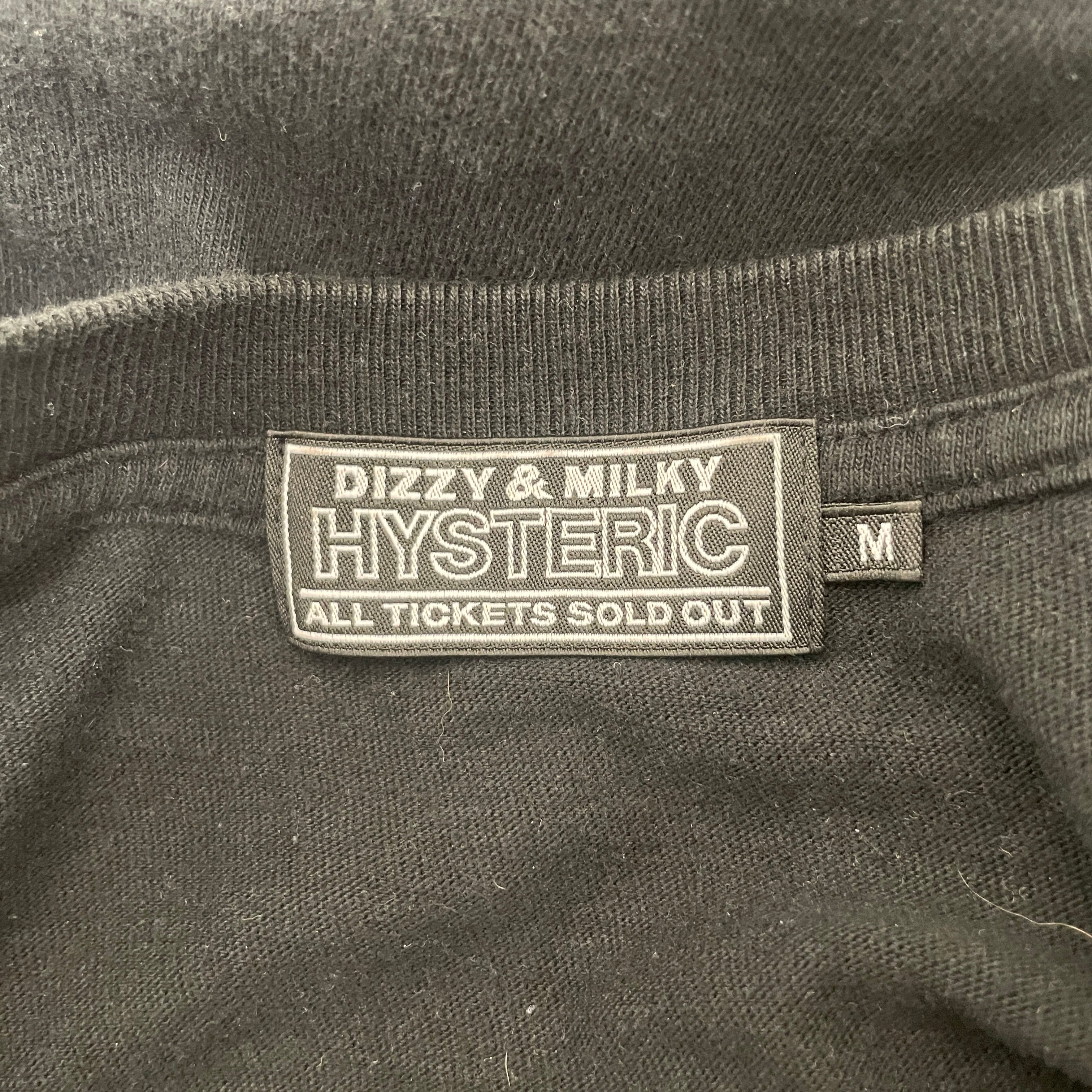 HYSTERIC GLAMOUR/T-Shirt/M/Cotton/BLK/Graphic/Hysteric Dreaming view 3