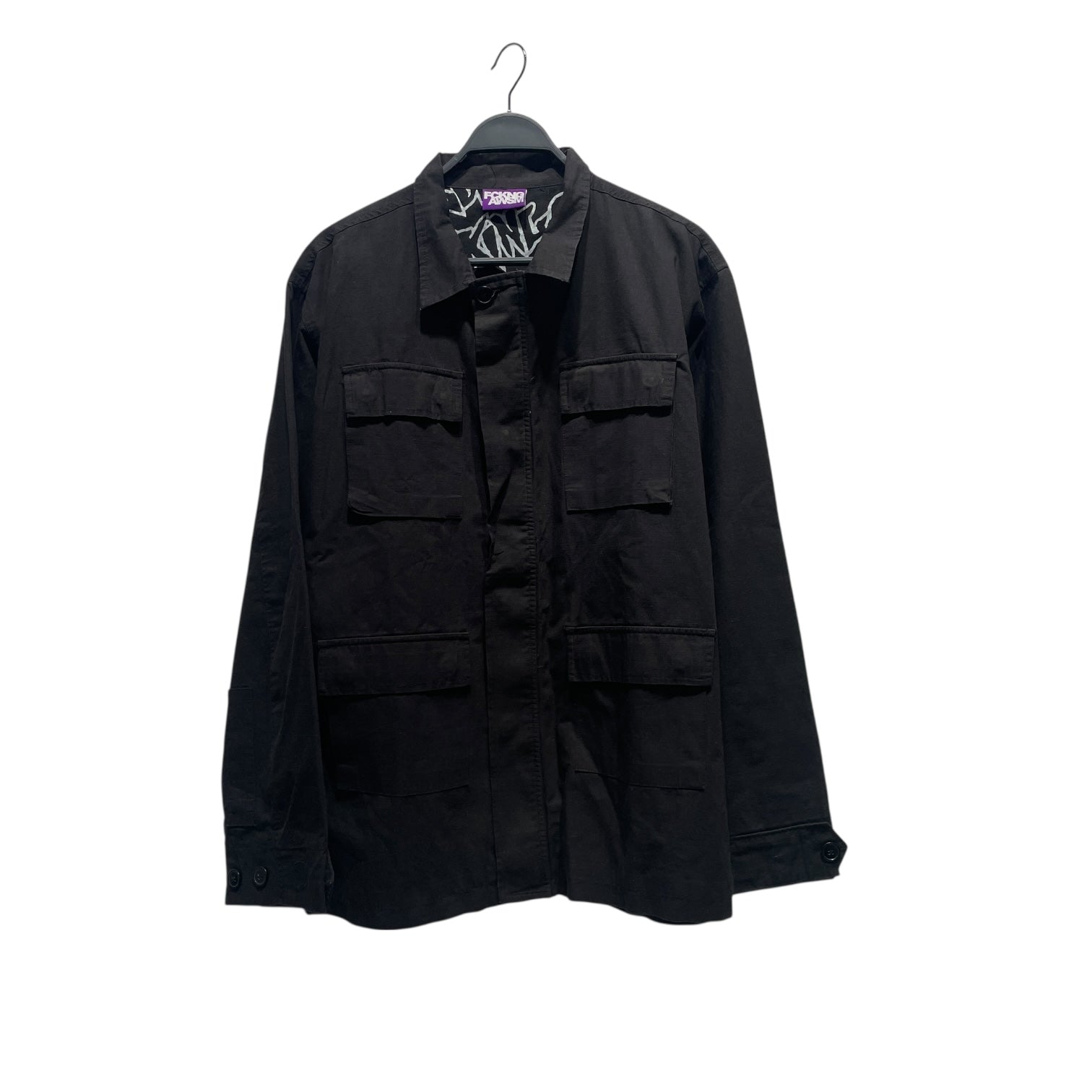 Fucking Awesome/Military Jkt/XL/Cotton/BLK/4 FRONT POCKET(XL) view 1