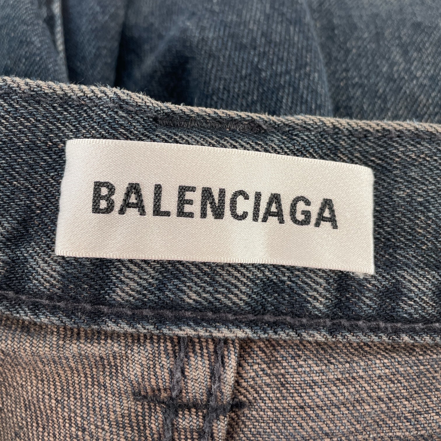 BALENCIAGA/Skirt/38/Denim/IDG/2021 DARK DUST MIDI PENCIL SKR view 3