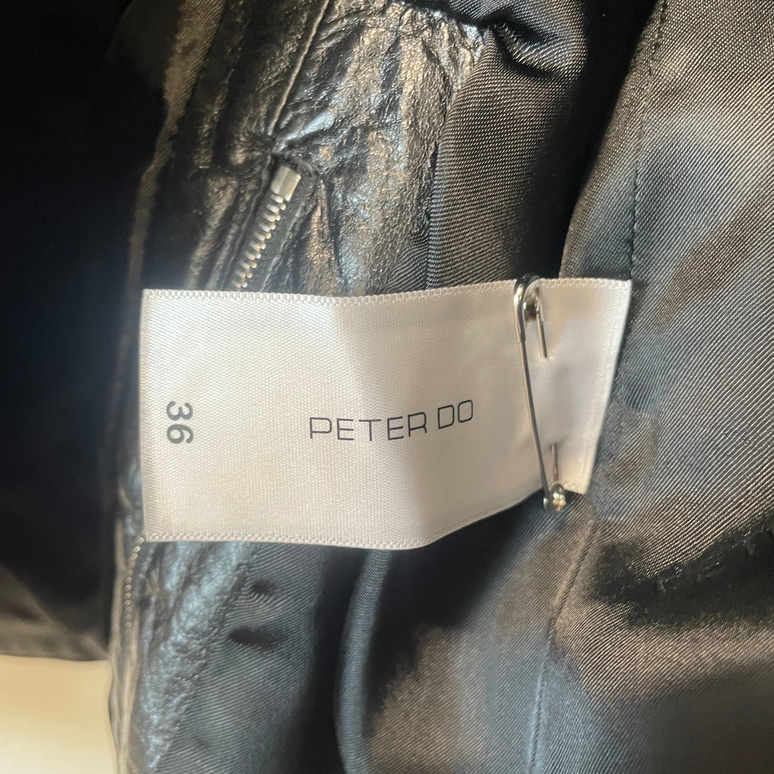 PETER DO/Riders Jkt (S)/36/Leather/BLK/SS21 CAFE RACER JACKET view 3