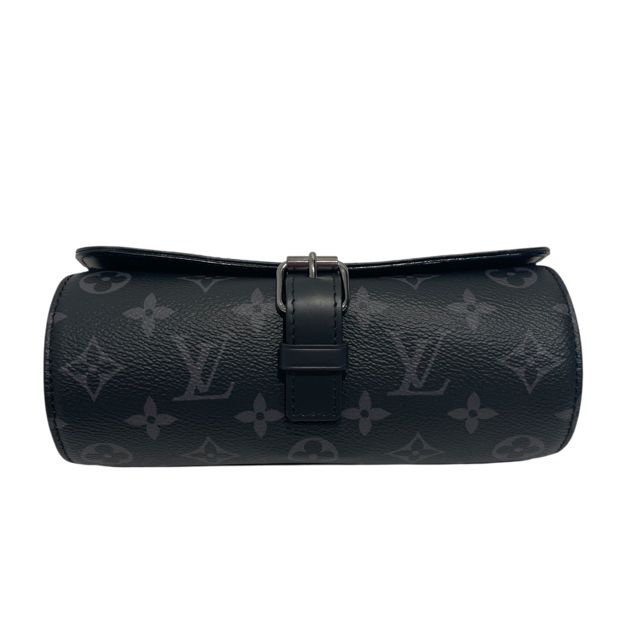 LOUIS VUITTON/Bag/All Over Print/Leather/BLK/watch case view 3