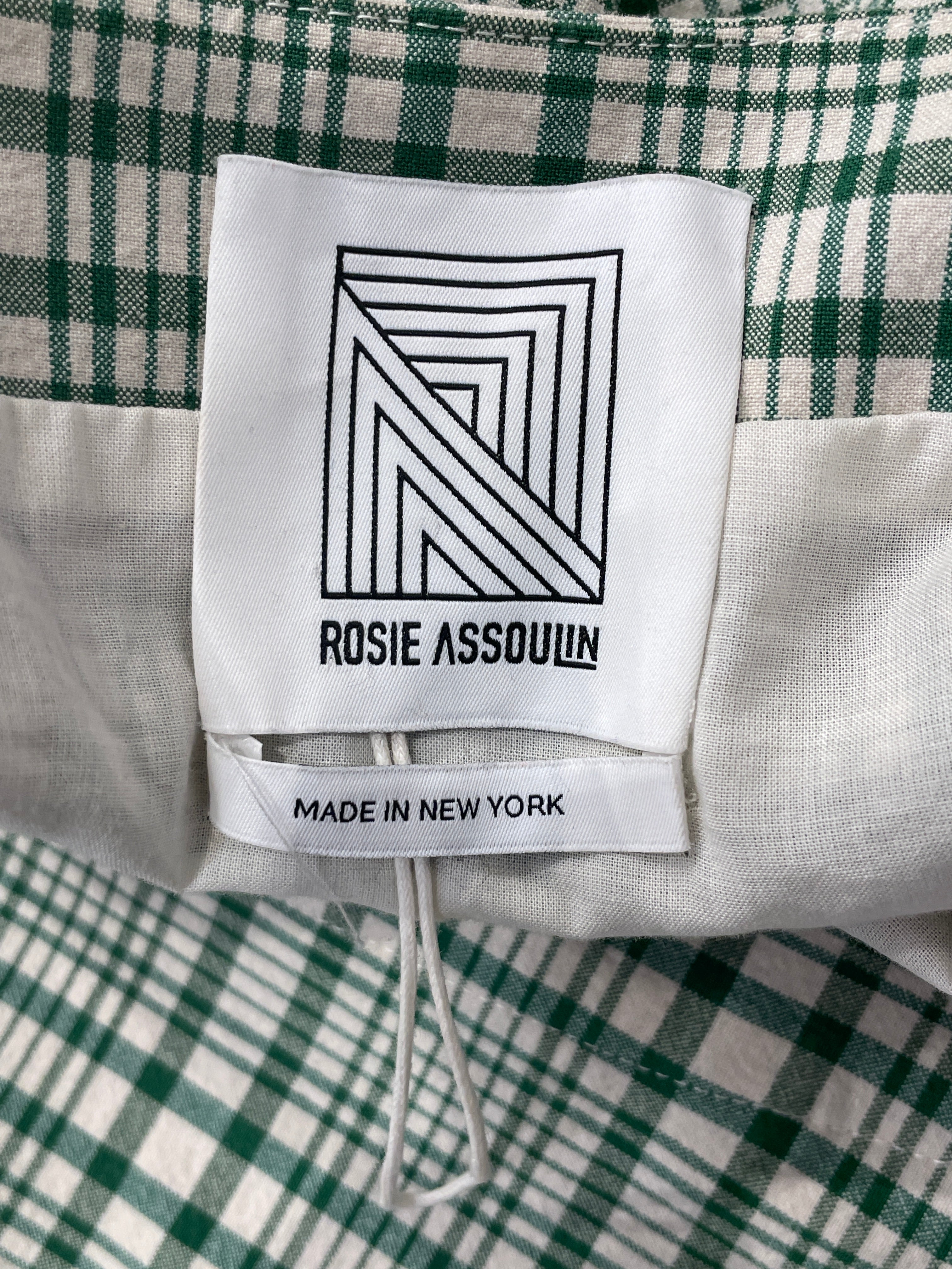 ROSIEASSOULIN/Dress/10/Hombre Check/Cotton/GRN/WBOLERO view 7