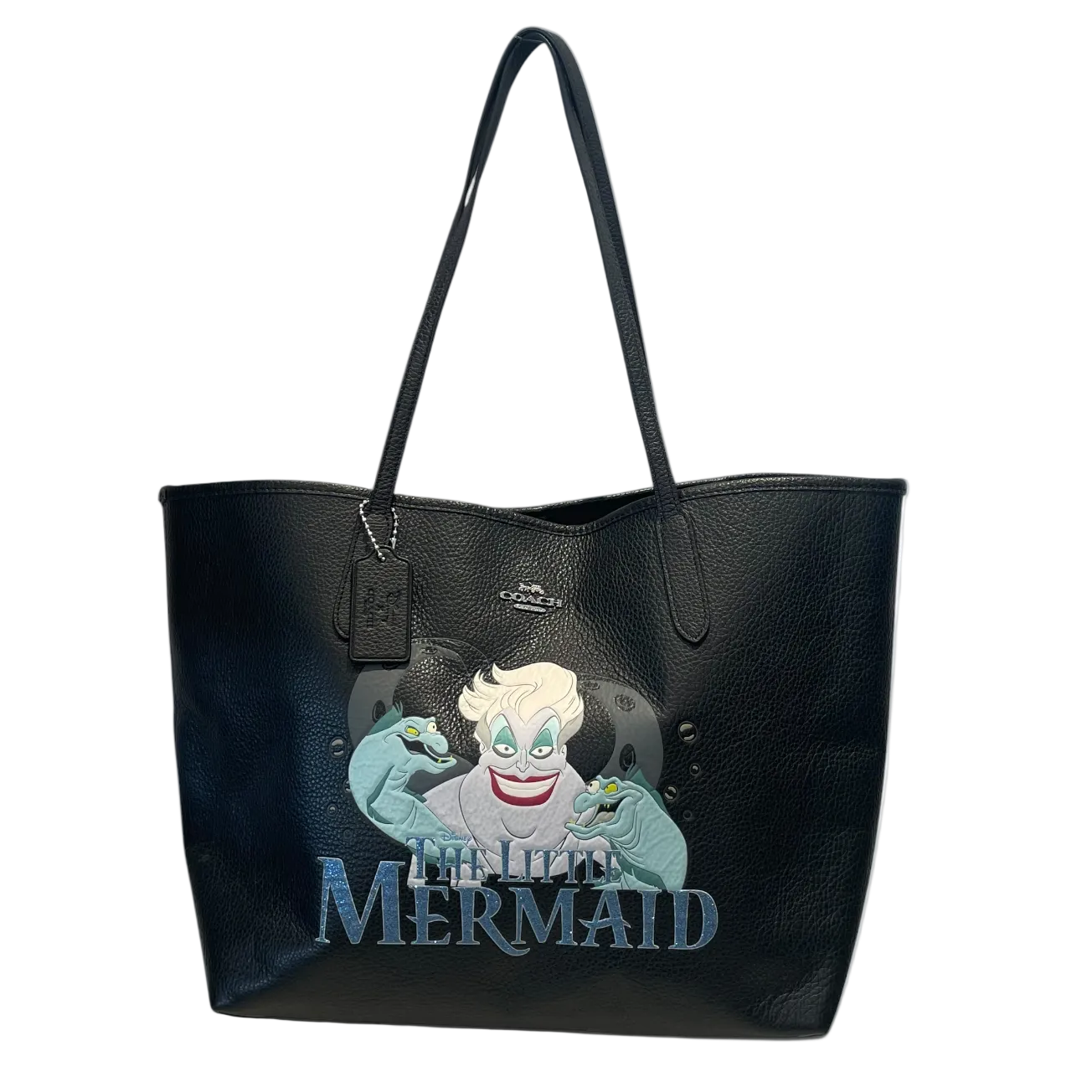 COACH/Tote Bag/Leather/BLK/Disney x Coach Ursula Motif view 1