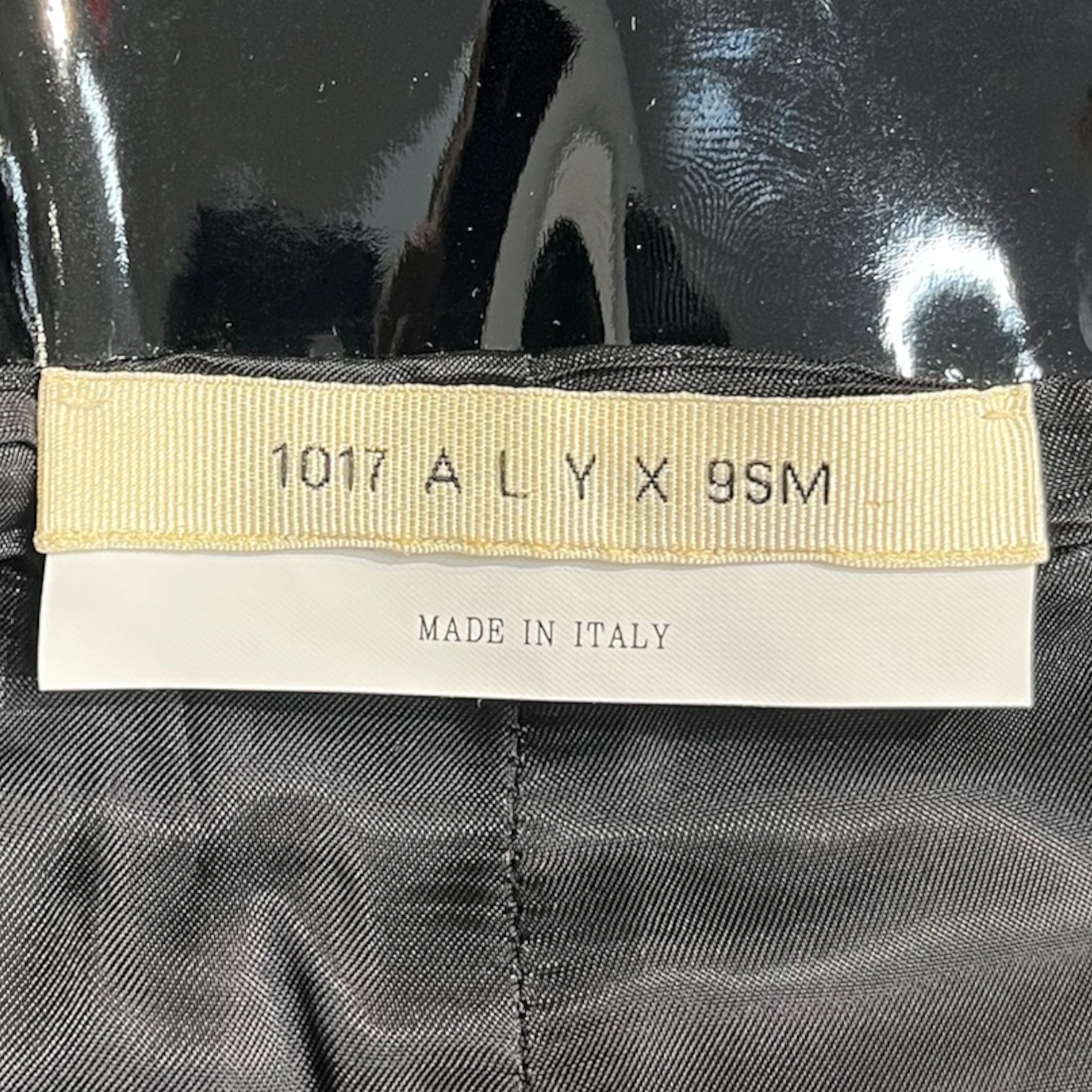 1017 ALYX 9SM(ALYX)/Skirt/42/Leather/BLK/EMBOSSED LOGO MINI view 3