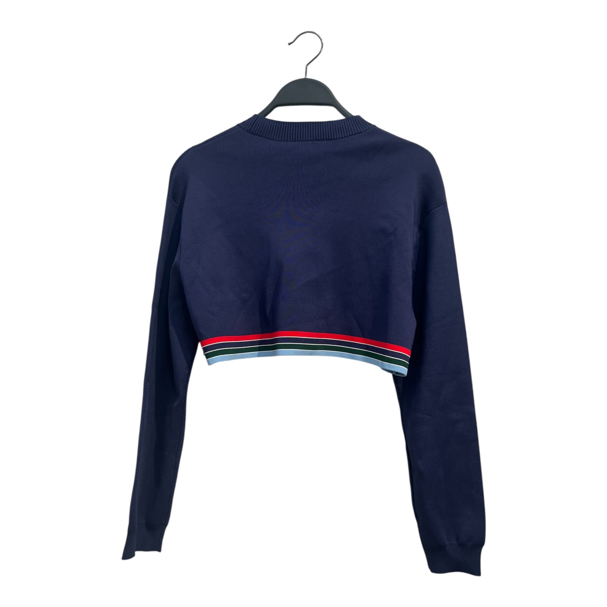 CASABLANCA/LS T-Shirt/S/Graphic/Polyester/NVY/EMBRIODERED PATCH LOGO view 2