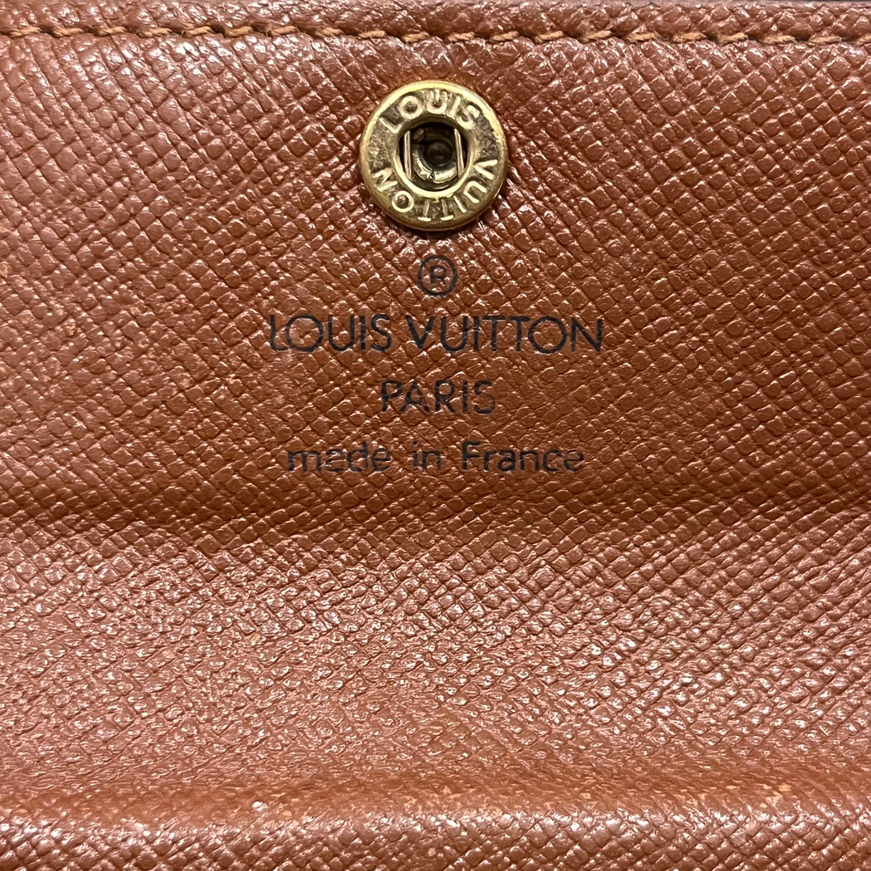 LOUIS VUITTON/Bifold Wallet/OS/Leather/BRW/ view 5
