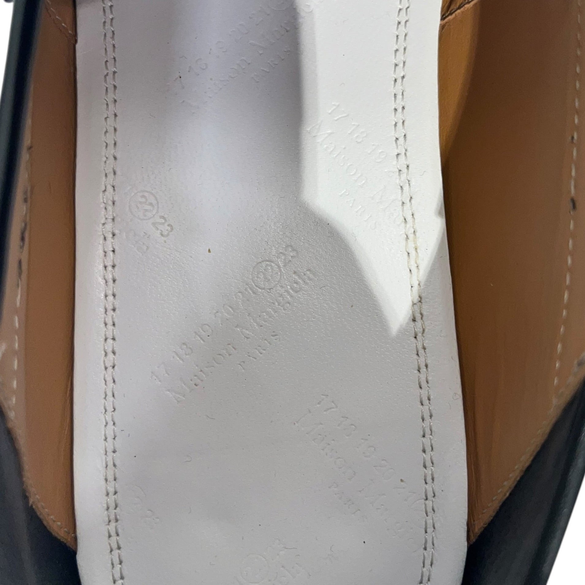 Maison Margiela/Loafers/EU 41/Leather/BLK/Collapsible　Heel view 3