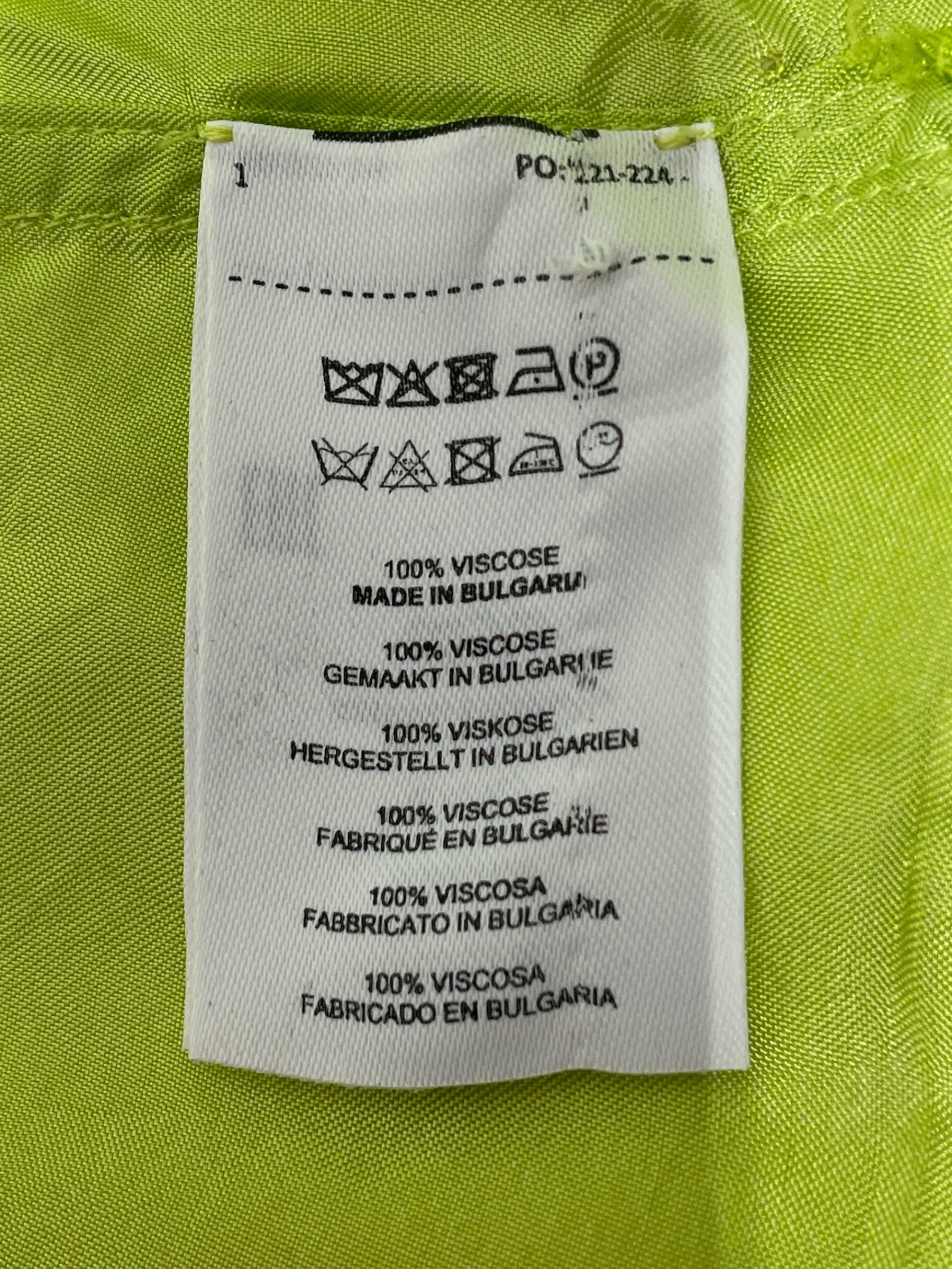 DRIES VAN NOTEN/Polo Shirt/L/Nylon/MLT/Open Coller/Border/YellowTwill printed view 4