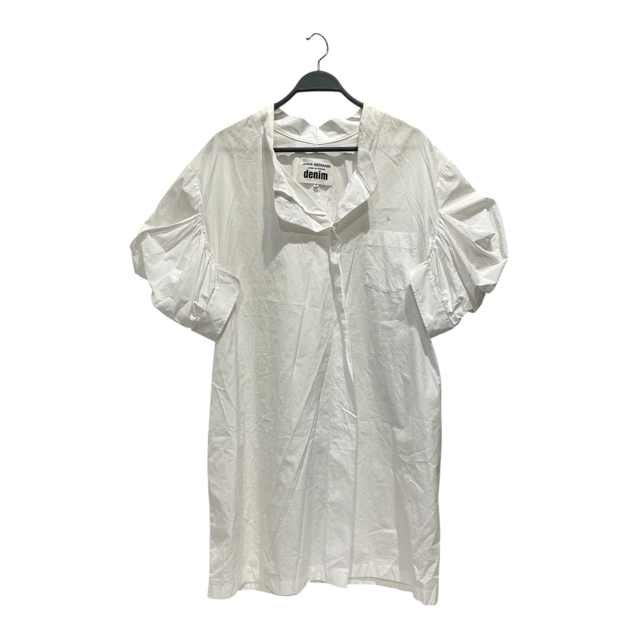 JUNYA WATANABE COMME des GARCONS/SS Dress/S/Cotton/WHT/Mini Length/JUNYA WATANABE DENIM DRESS view 1