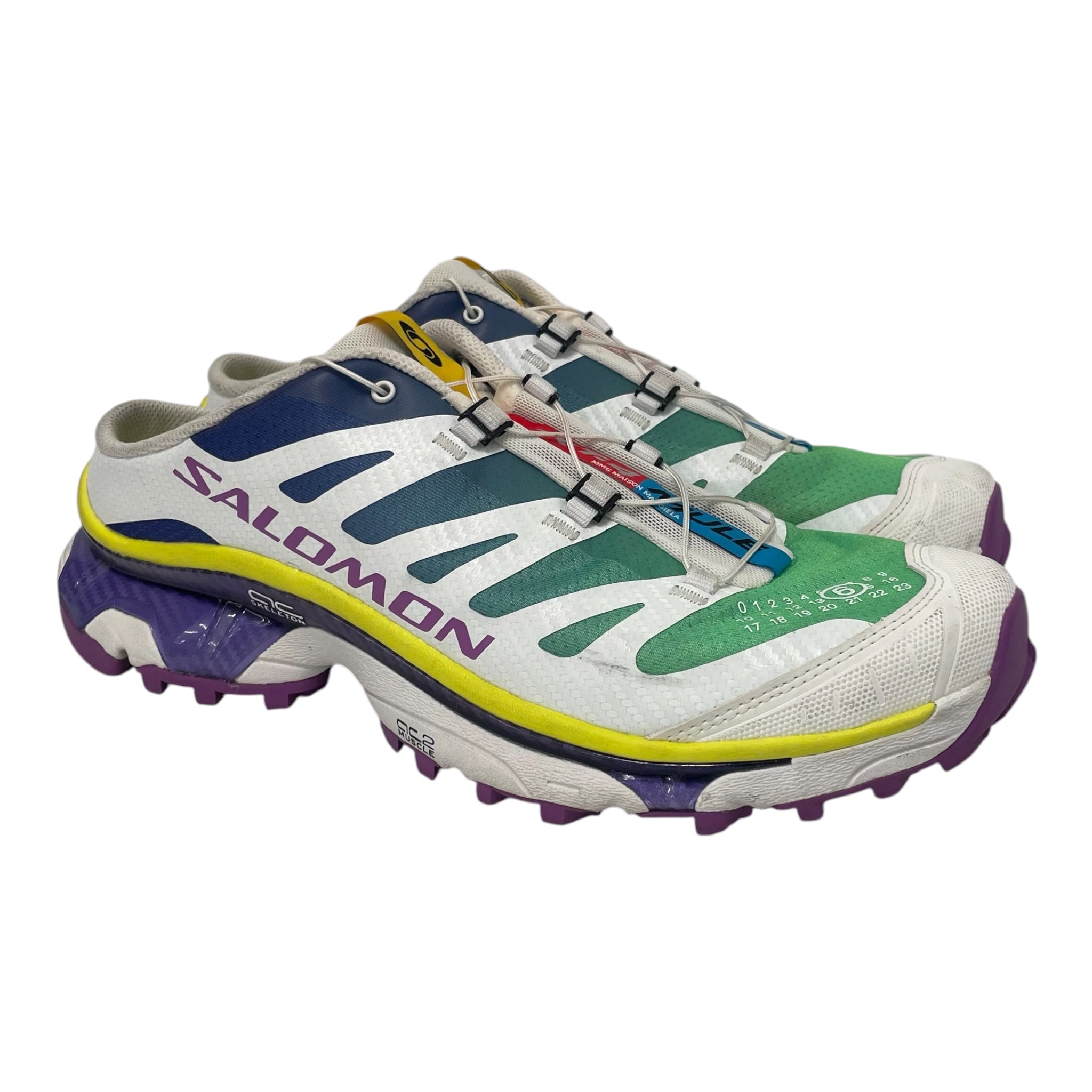 salomon/MM6/Low-Sneakers/US 11.5/Cotton/MLT/GRADIENT GREEN PURPLE view 1