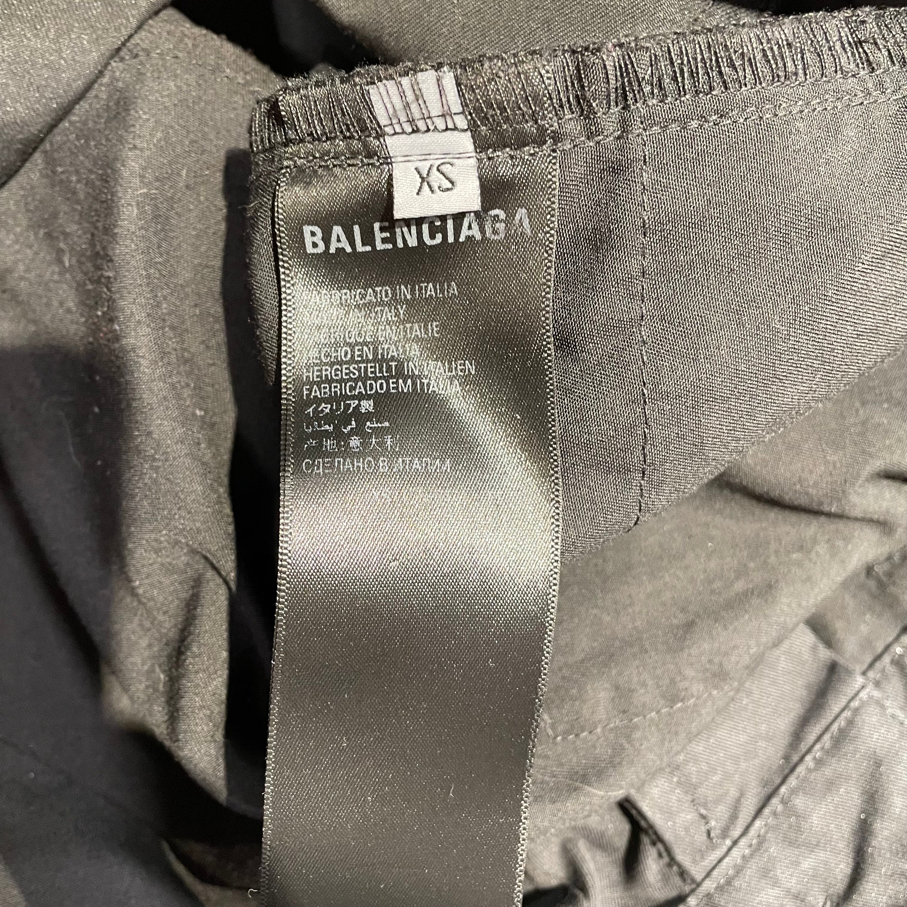 BALENCIAGA/Straight Pants/XS/Cotton/BLK/FLARE DISTRESS view 4