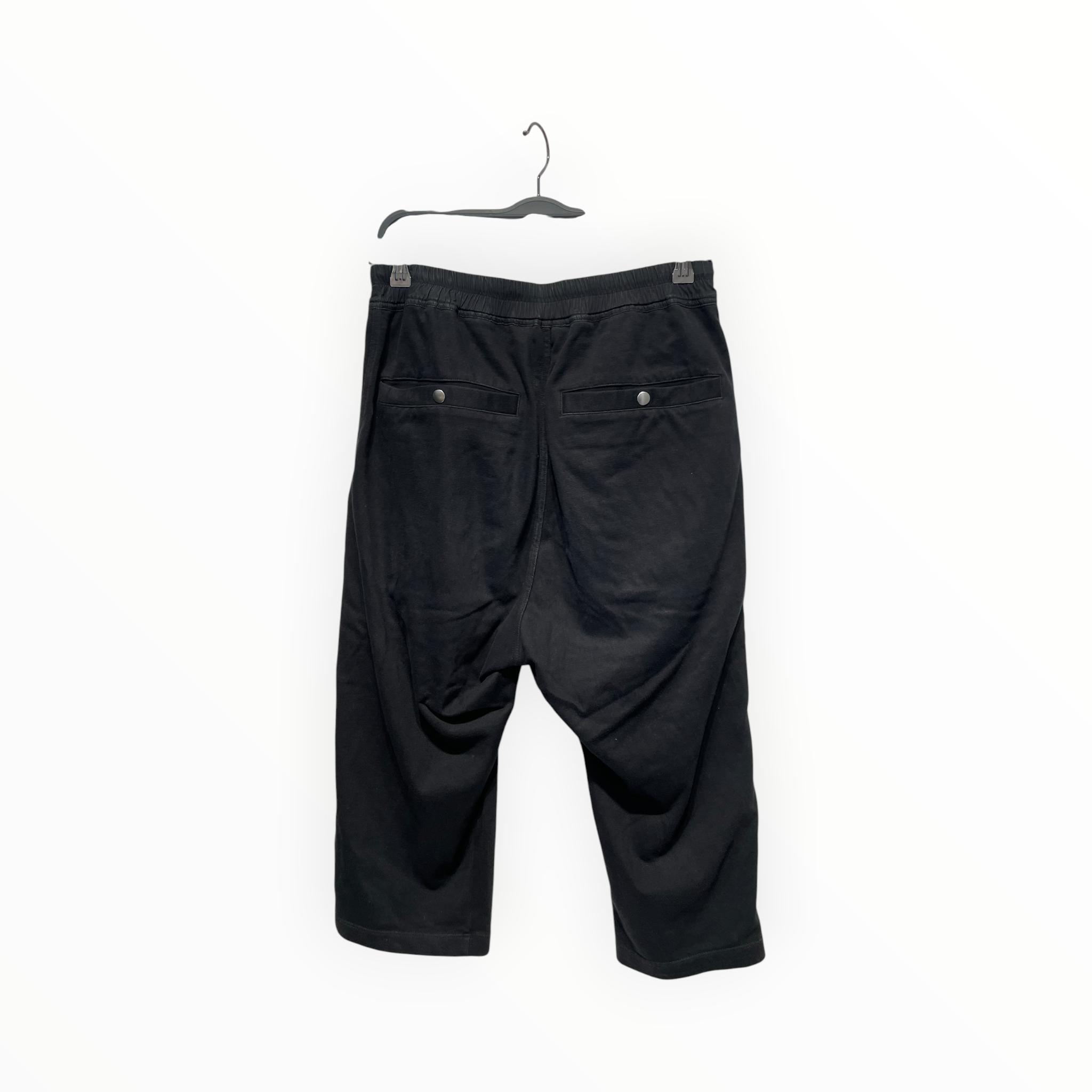 Rick Owens/Cropped Pants/36/Cotton/BLK/Button Fly/techuatl sis 20 view 2