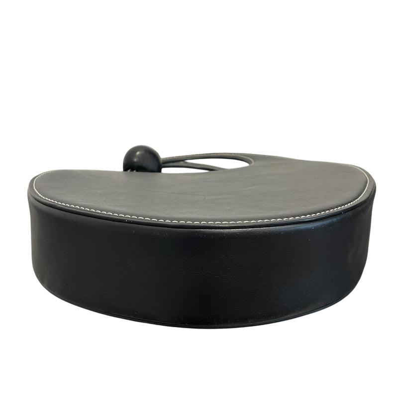 Ballen Semilla/Hand Bag/M/Leather/BLK/Tianja Bag