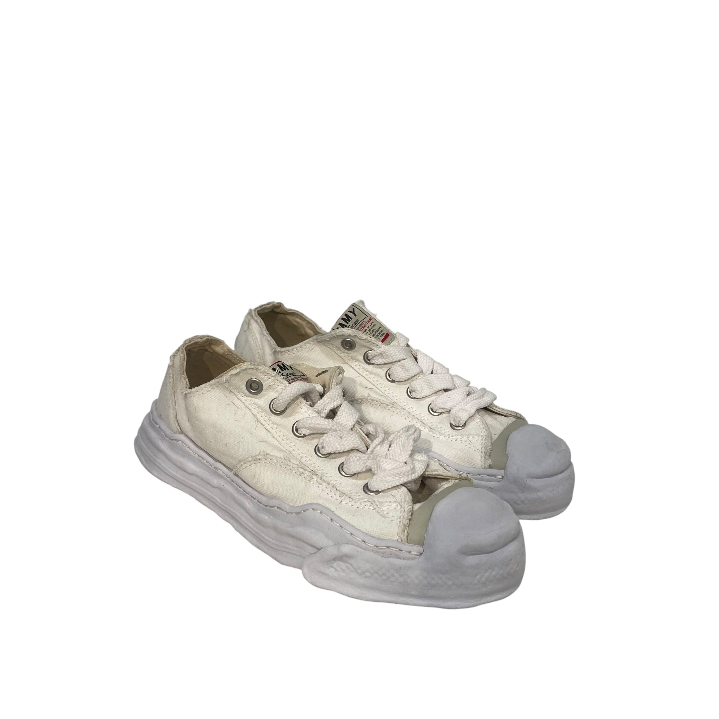 MIHARA YASUHIRO/Low-Sneakers/EU 45/Cotton/CRM/Hank OG Sole Canvas view 1