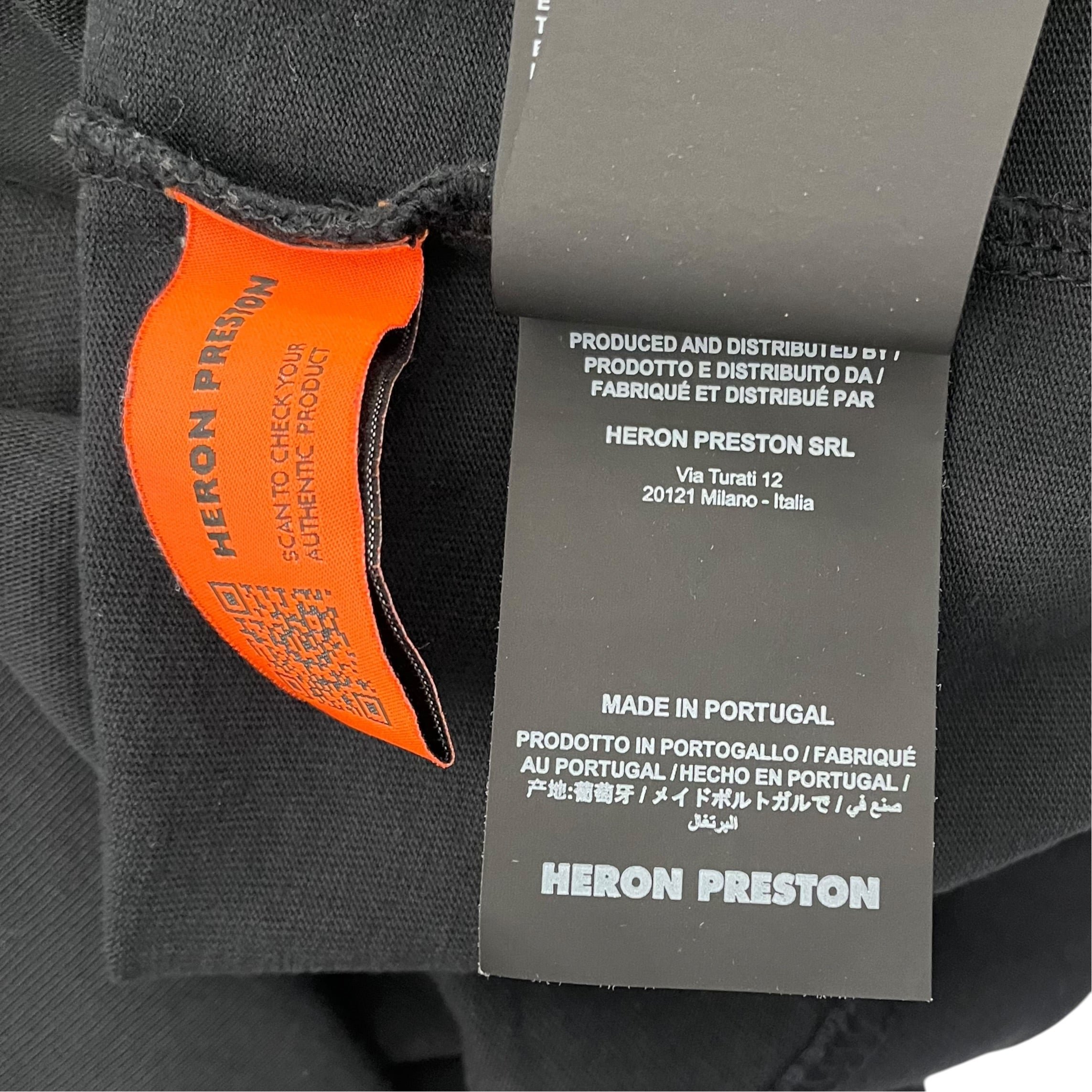 HERON PRESTON/T-Shirt/M/Cotton/BLK/MockNeck view 8