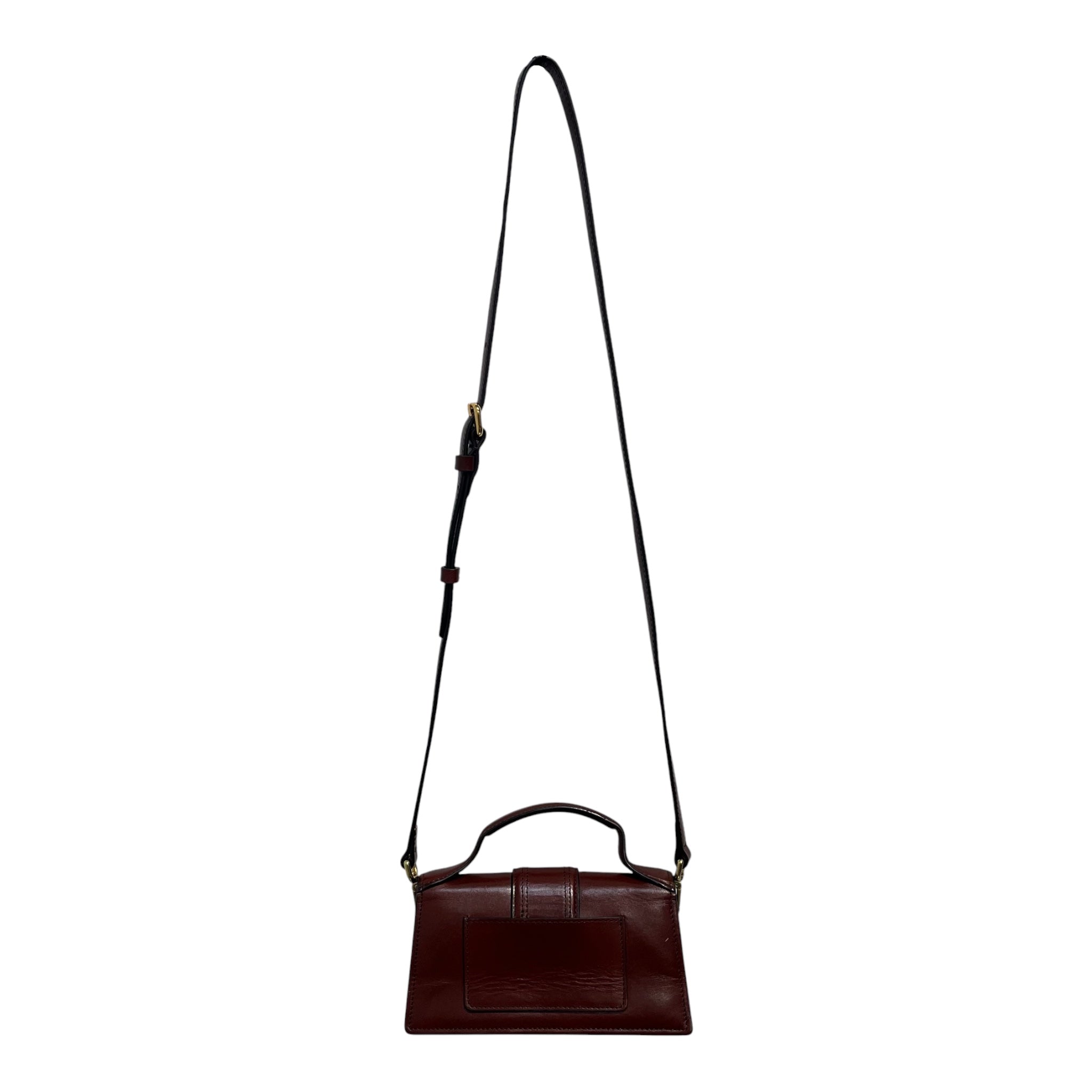 JACQUEMUS/Cross Body Bag/Leather/BRW/LE BAMBINO GOLD HARDWARE view 4