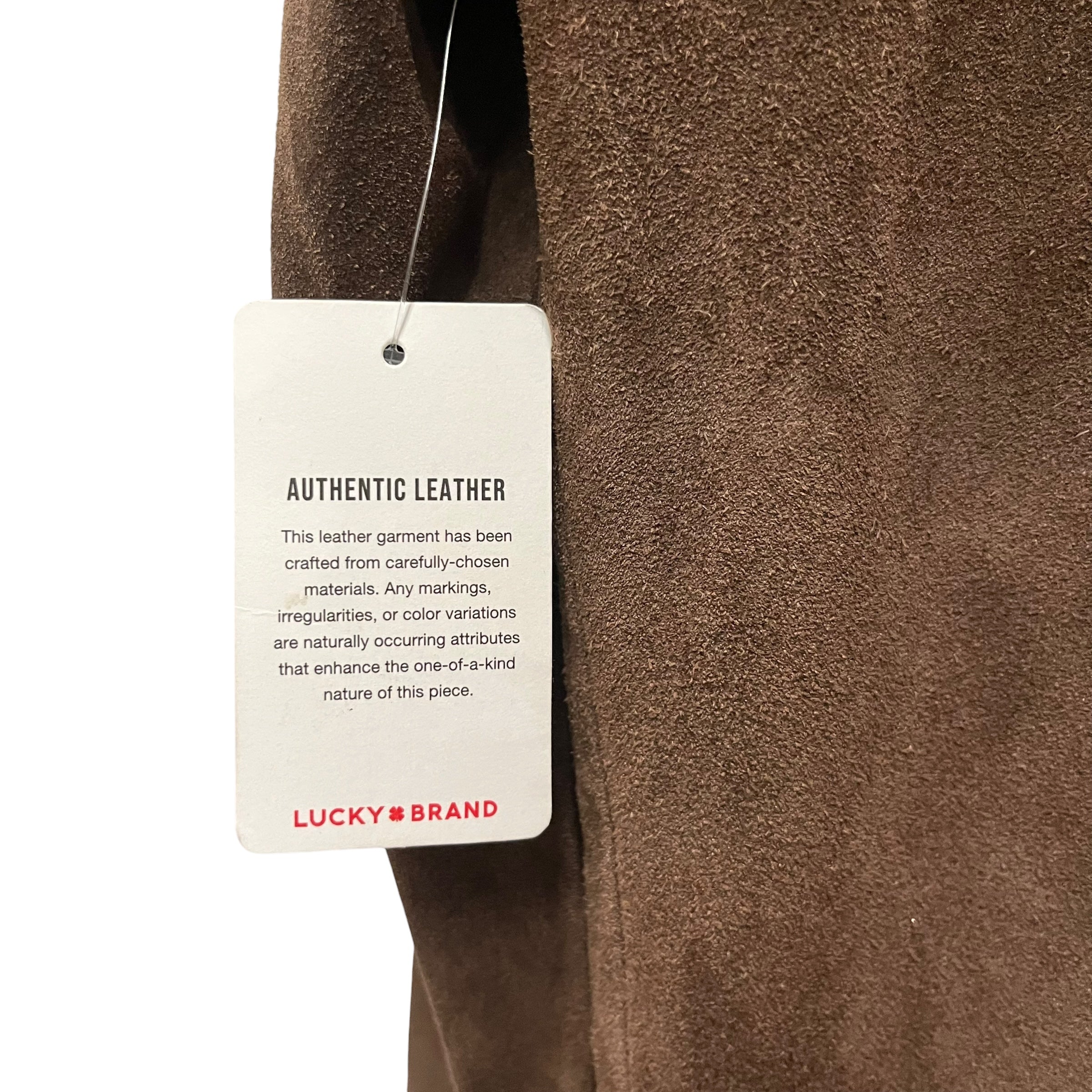 LUCKY BRAND/Leather Jkt/L/Suede/BRW/three pockets view 4