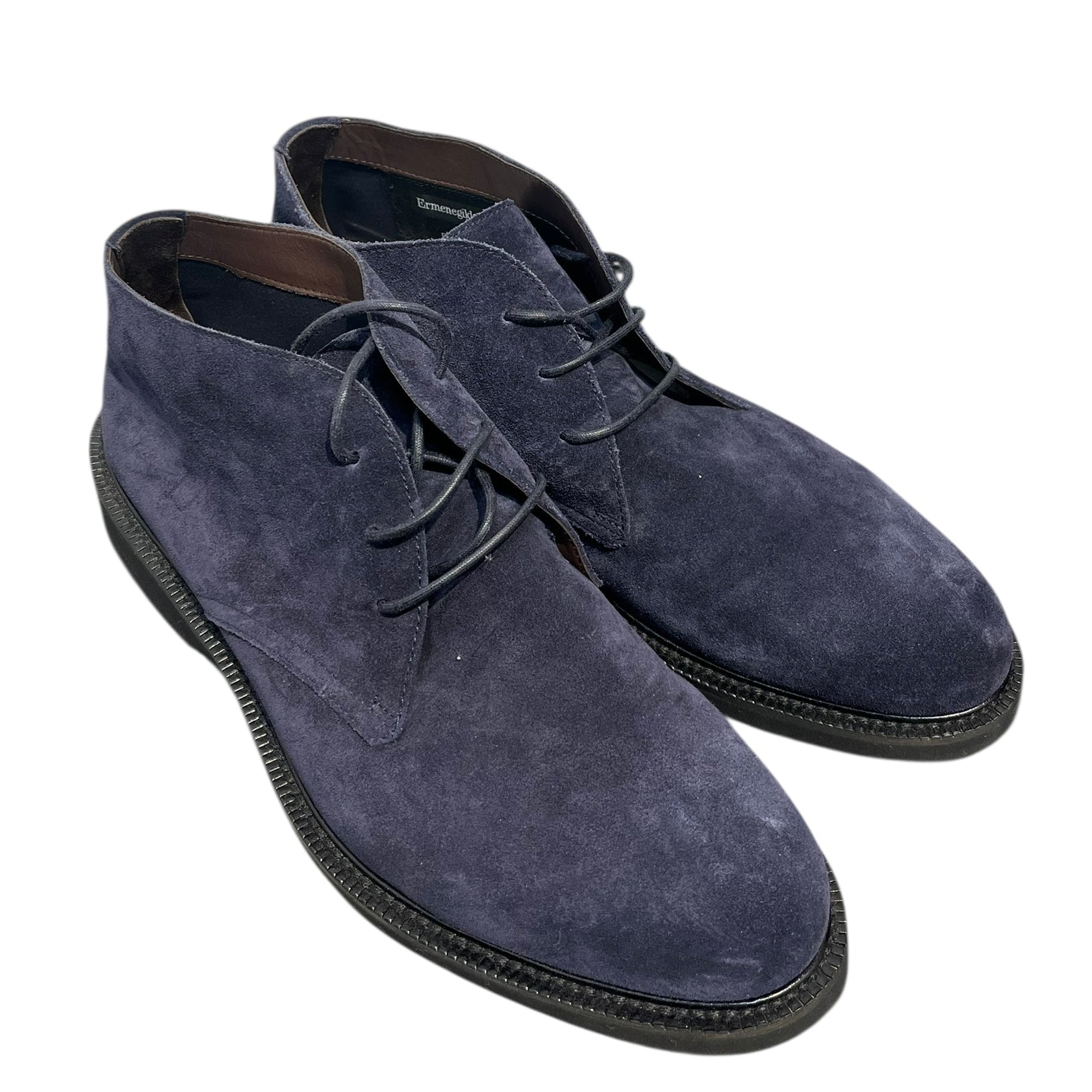 Ermenegildo Zegna/Dress Shoes/US 9/Suede/NVY/A2898, 3 EYELET DRESS SHOES view 1
