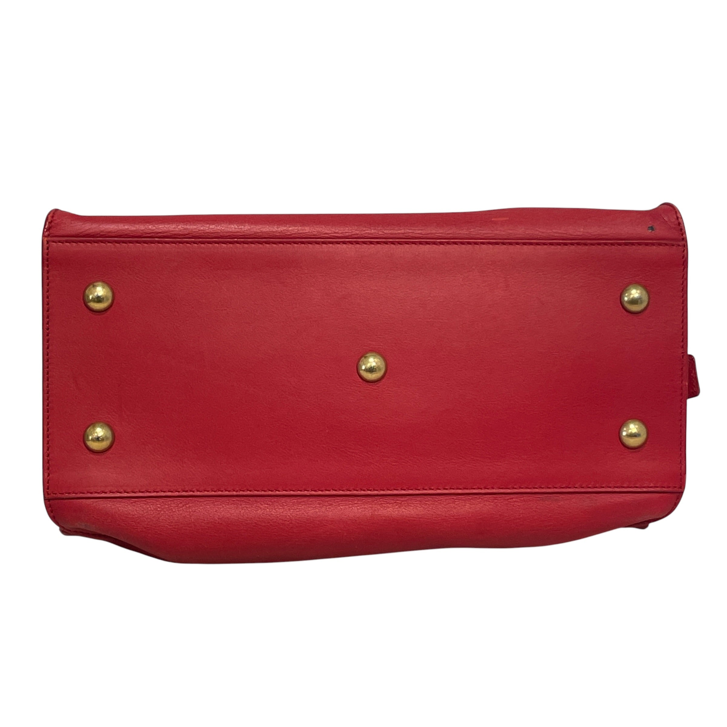 YVES SAINT LAURENT/Hand Bag/Leather/RED/Y Cabas Small view 3