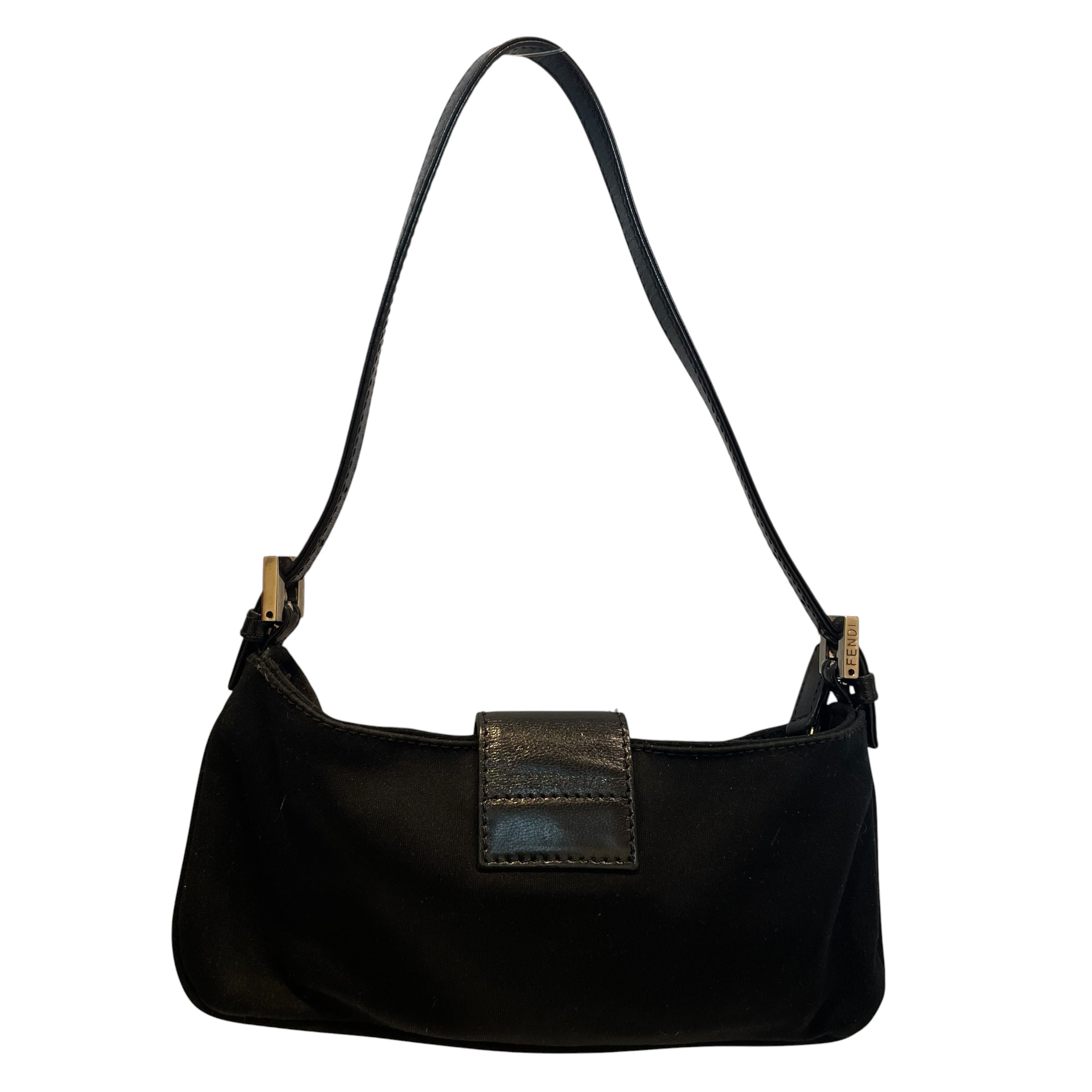 FENDI/Hand Bag/Nylon/BLK/NEOPRENE BAGUETTE VINTAGE view 2