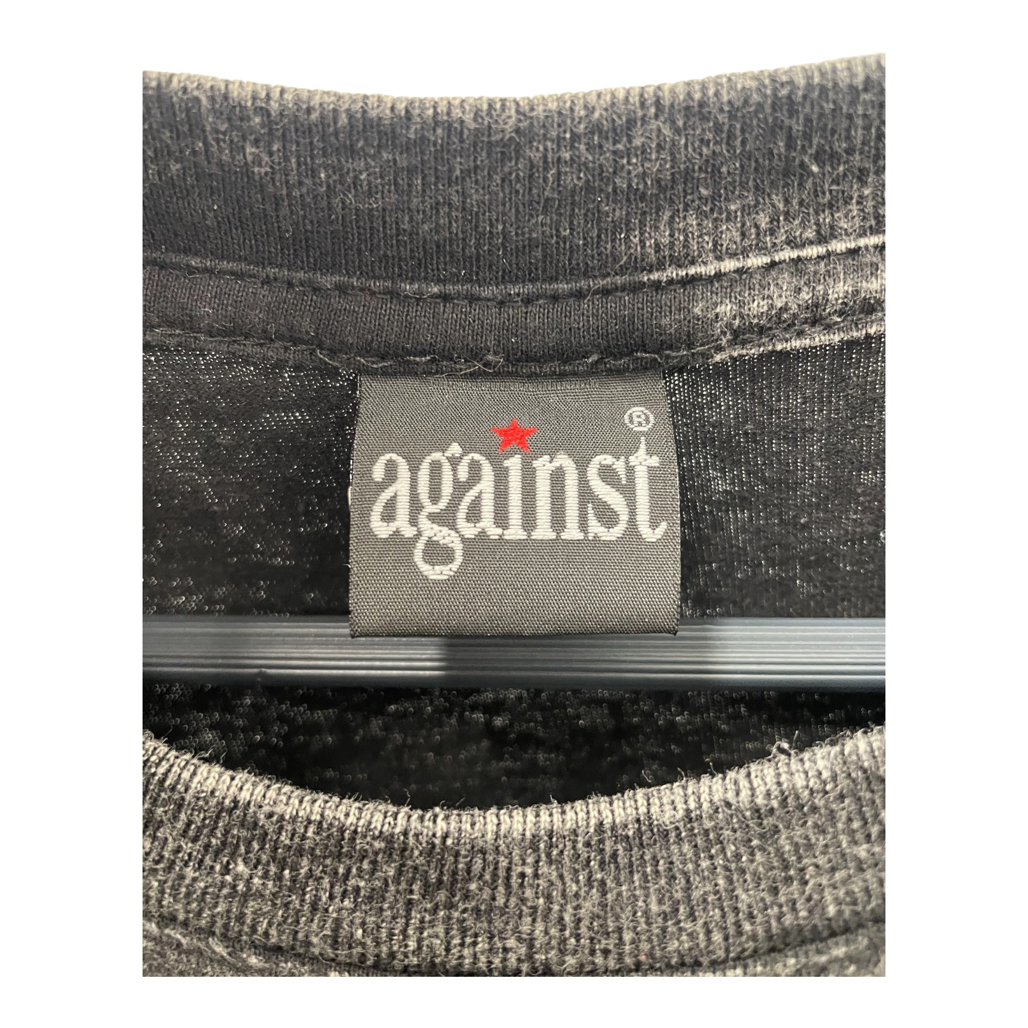 AGAINST/T-Shirt/L/Cotton/BLK/All Over Print/CANNIBAL COPRSE view 3