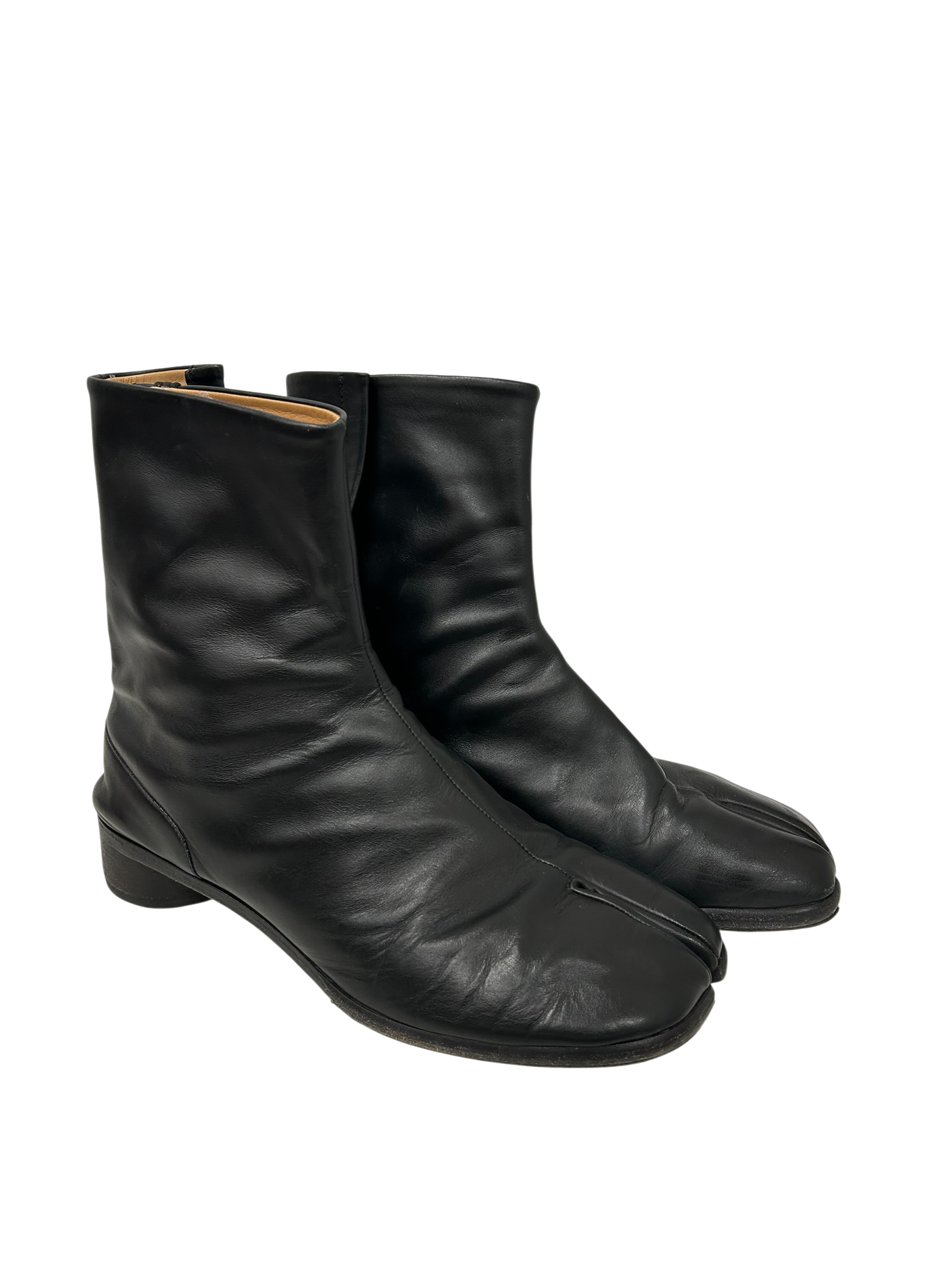 Maison Margiela/Pull-On Boots/US 11/Leather/BLK/tabi view 1