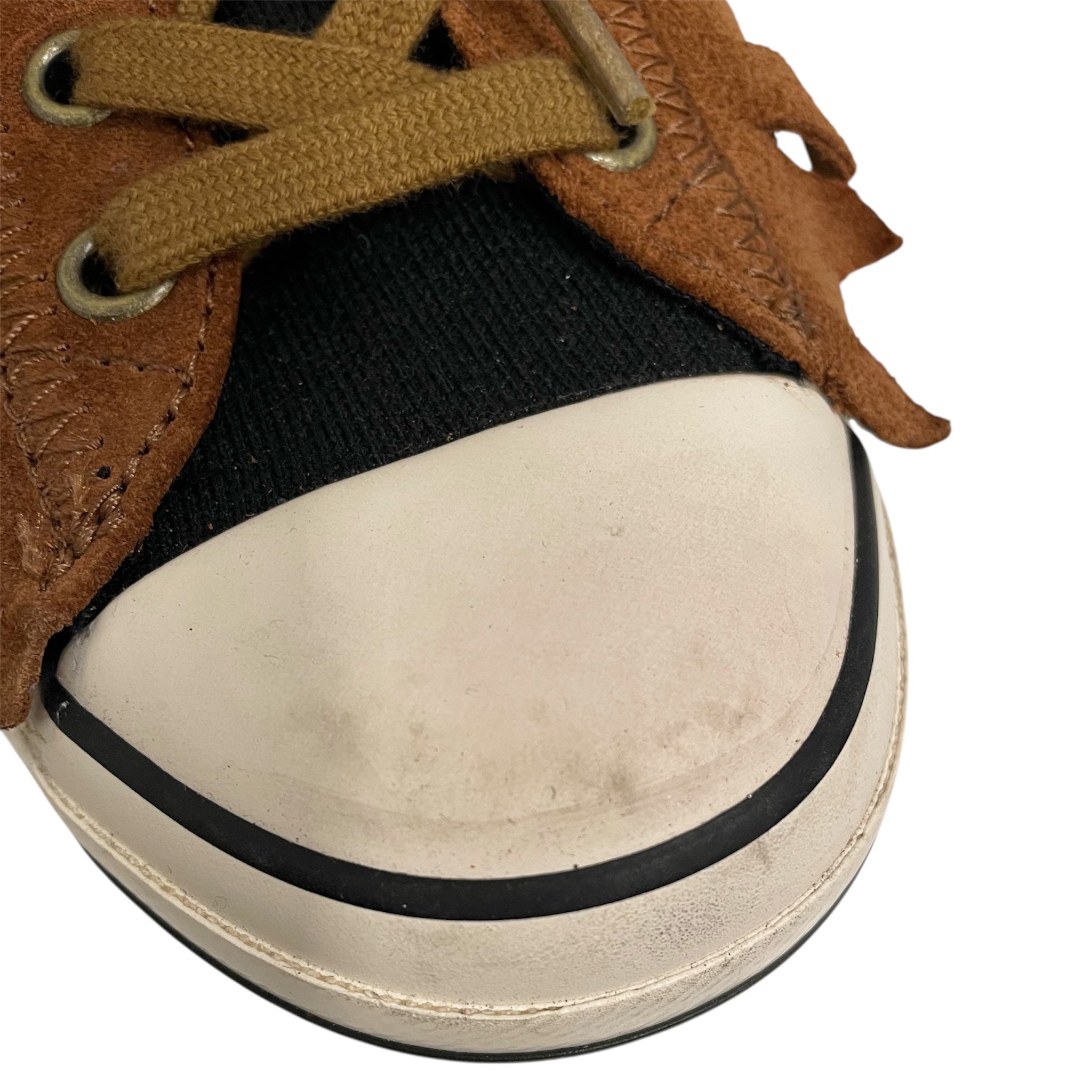 Palm Angels/Low-Sneakers/EU 42/Cotton/BRD/brown fringe cons view 4
