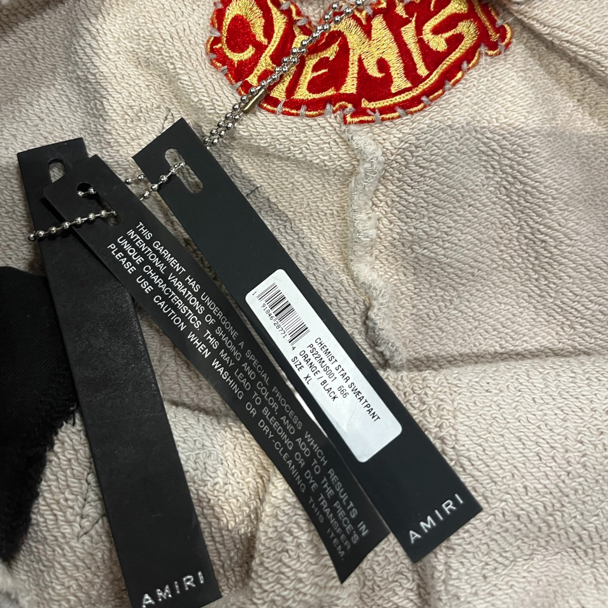 AMIRI/Pants/XL/Cotton/ORN/All Over Print/SS22 Chemist Star Sweatpant view 3
