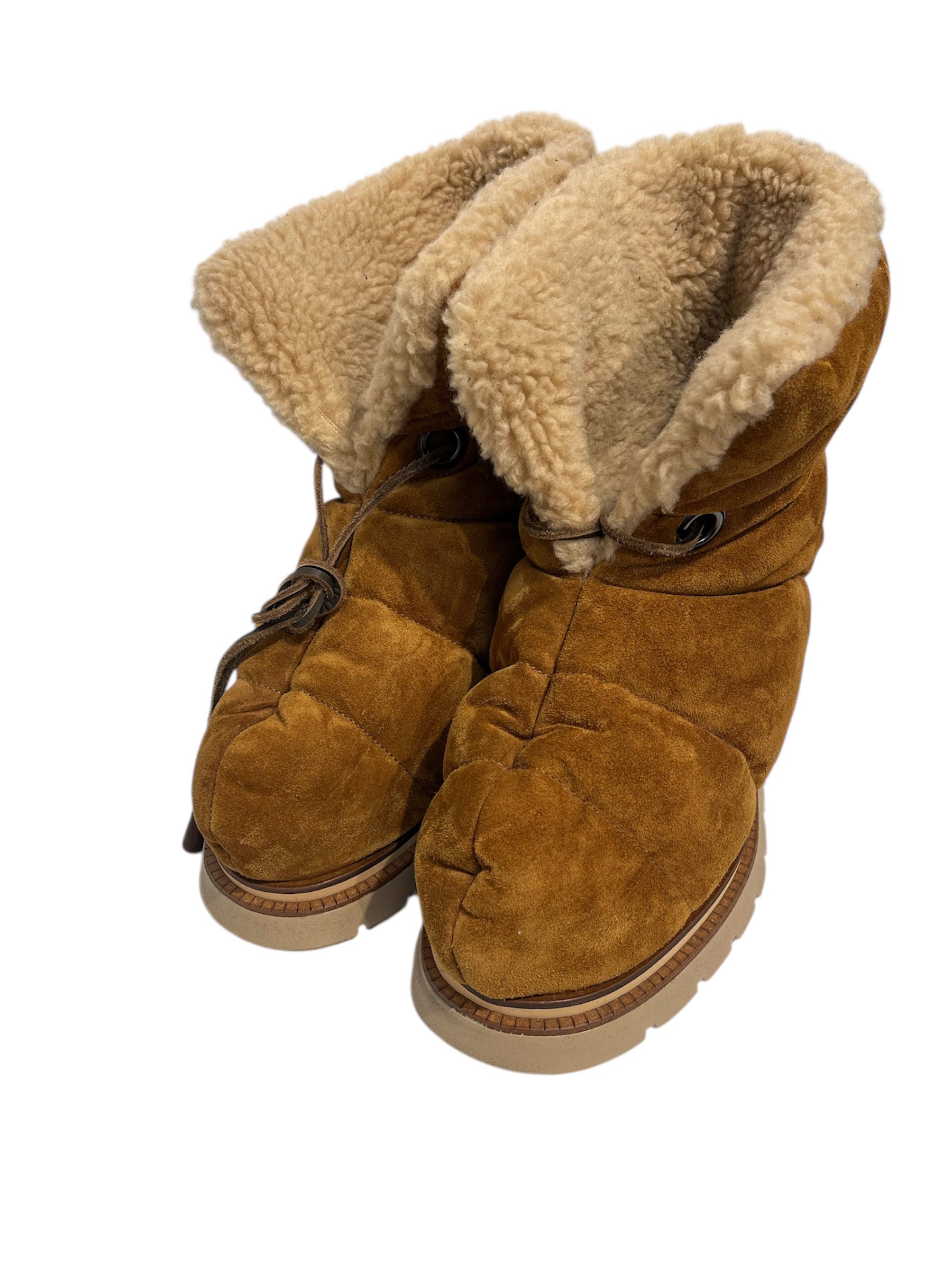 DSQUARED2/Boots/EU 40/Cotton/BEG/puffy ankle boot sherpa view 6