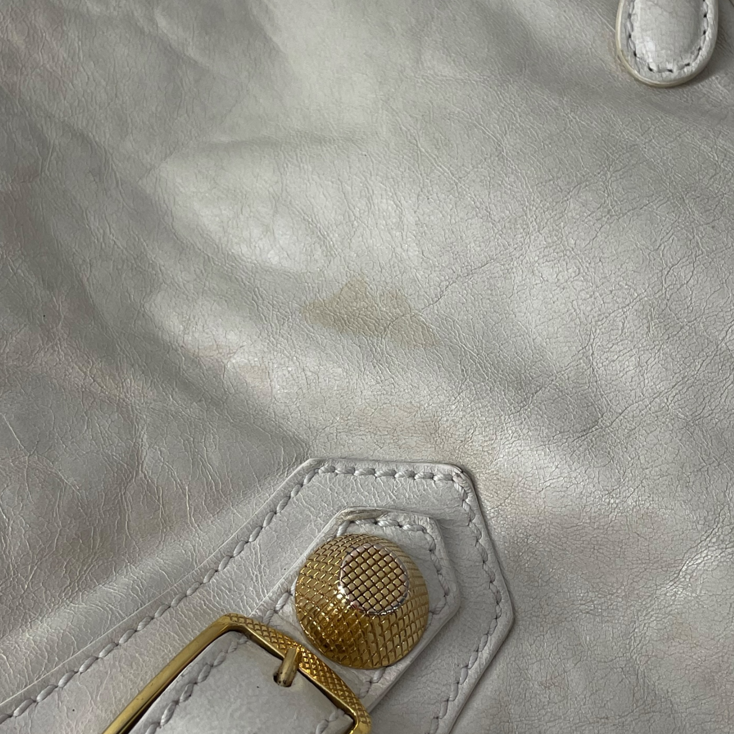 BALENCIAGA/Bag/Leather/WHT/GOLD HARDWEAR/17308.213048 view 4