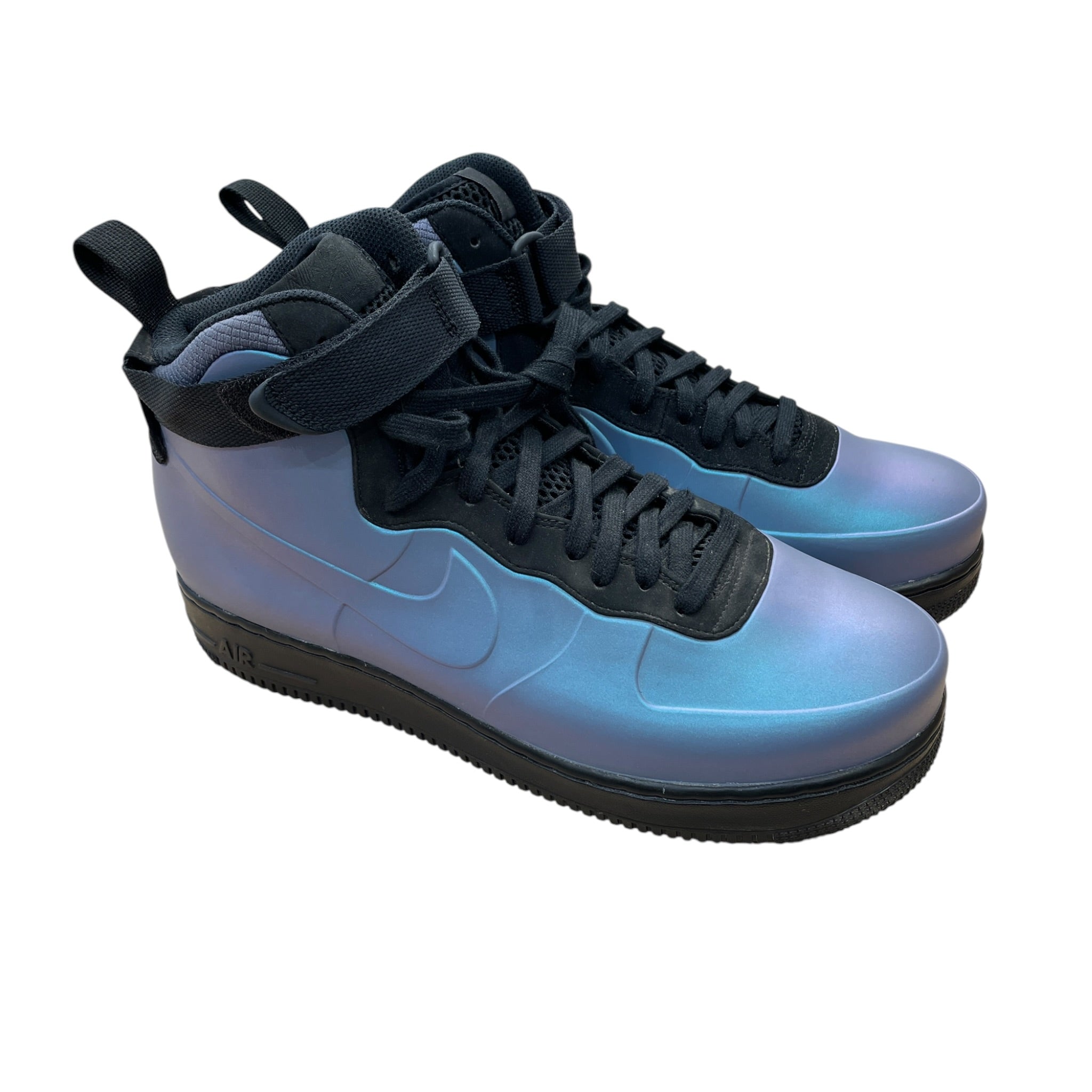 NIKE/AIR FORCE 1 FOAMPOSITE CUP/Hi-Sneakers/US 10.5/Leather/BLU/AH6771-002 view 1