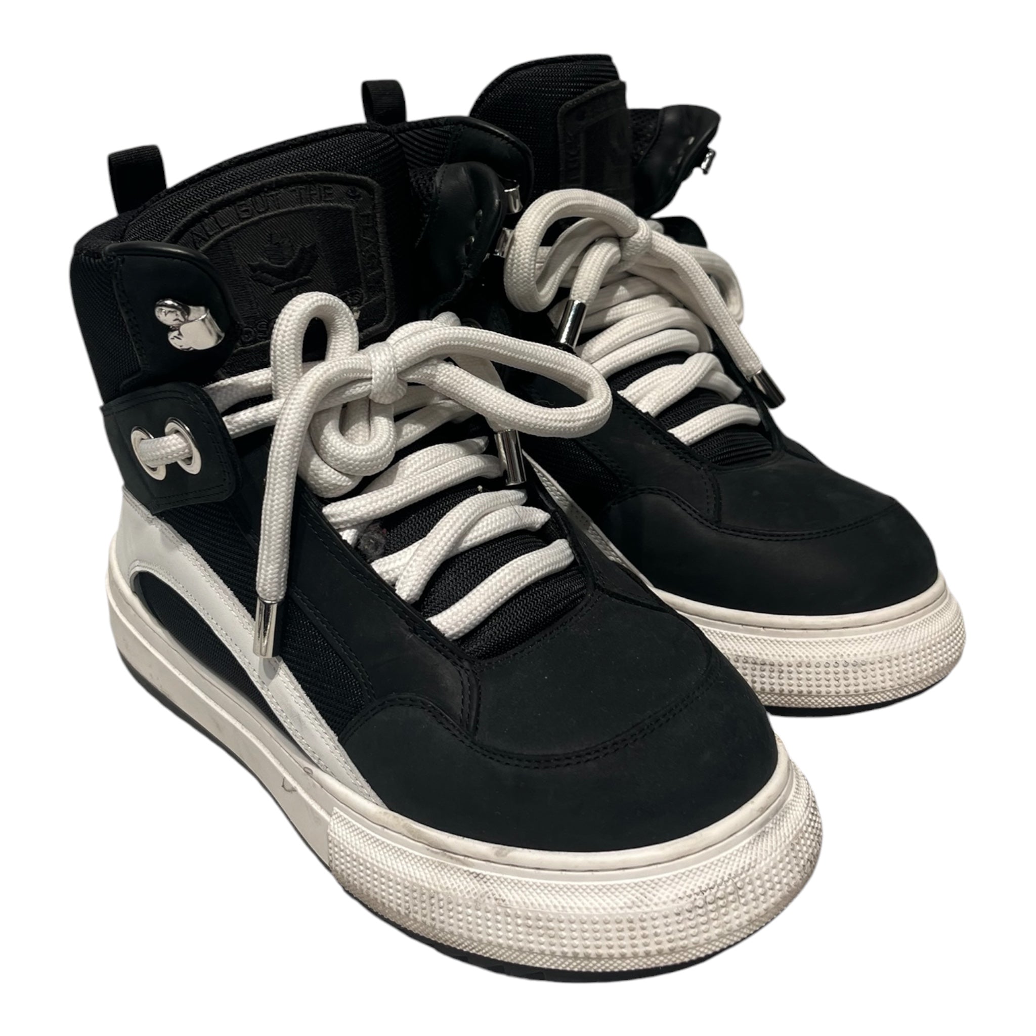 DSQUARED2/Hi-Sneakers/EU 42/Cotton/BLK/ view 1
