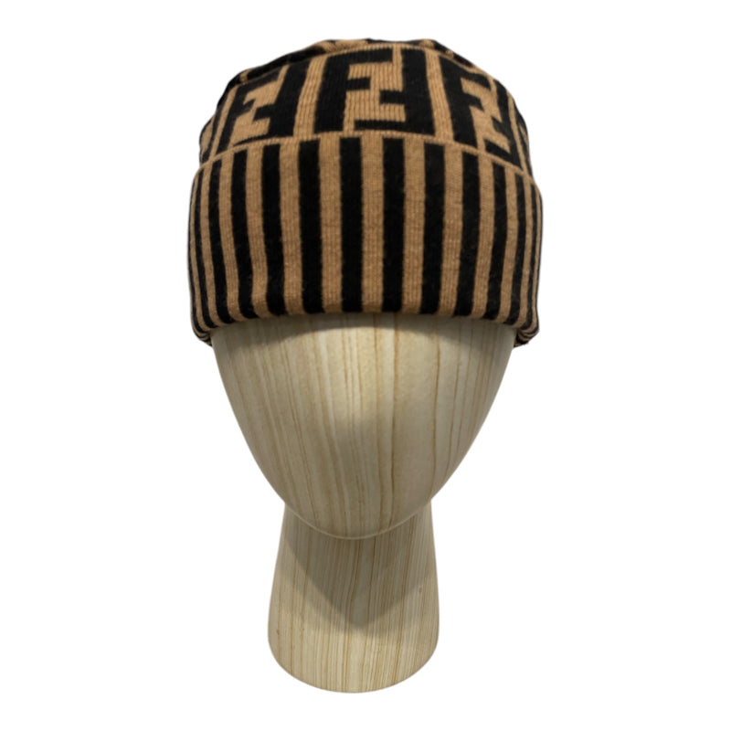 FENDI/Beanie/Brown/Acrylic/All Over Print/