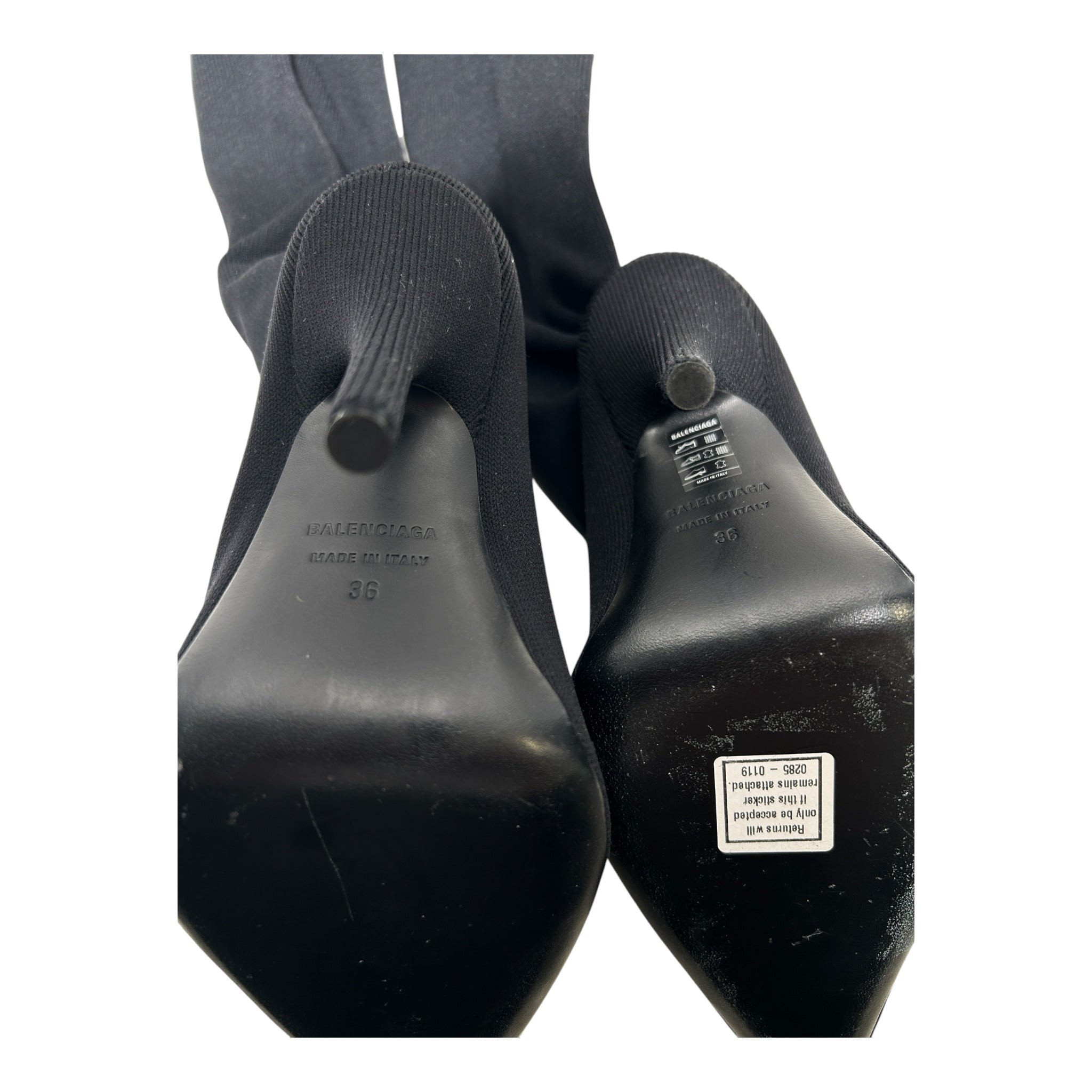 BALENCIAGA/Boots/EU 36/BLK/Balenciaga Knife Heels view 4